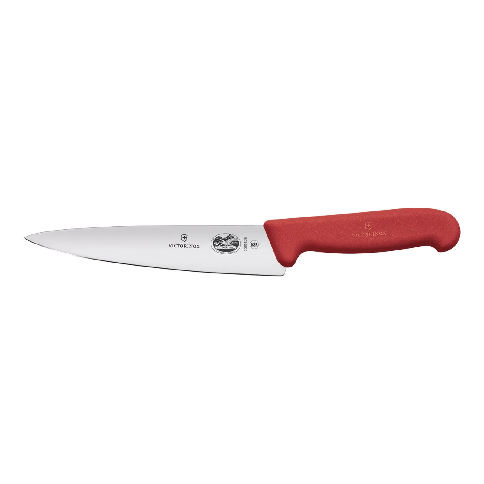Victorinox 5.2001.25 - Cooks - Carving Knife, 25cm, Fibrox - Red