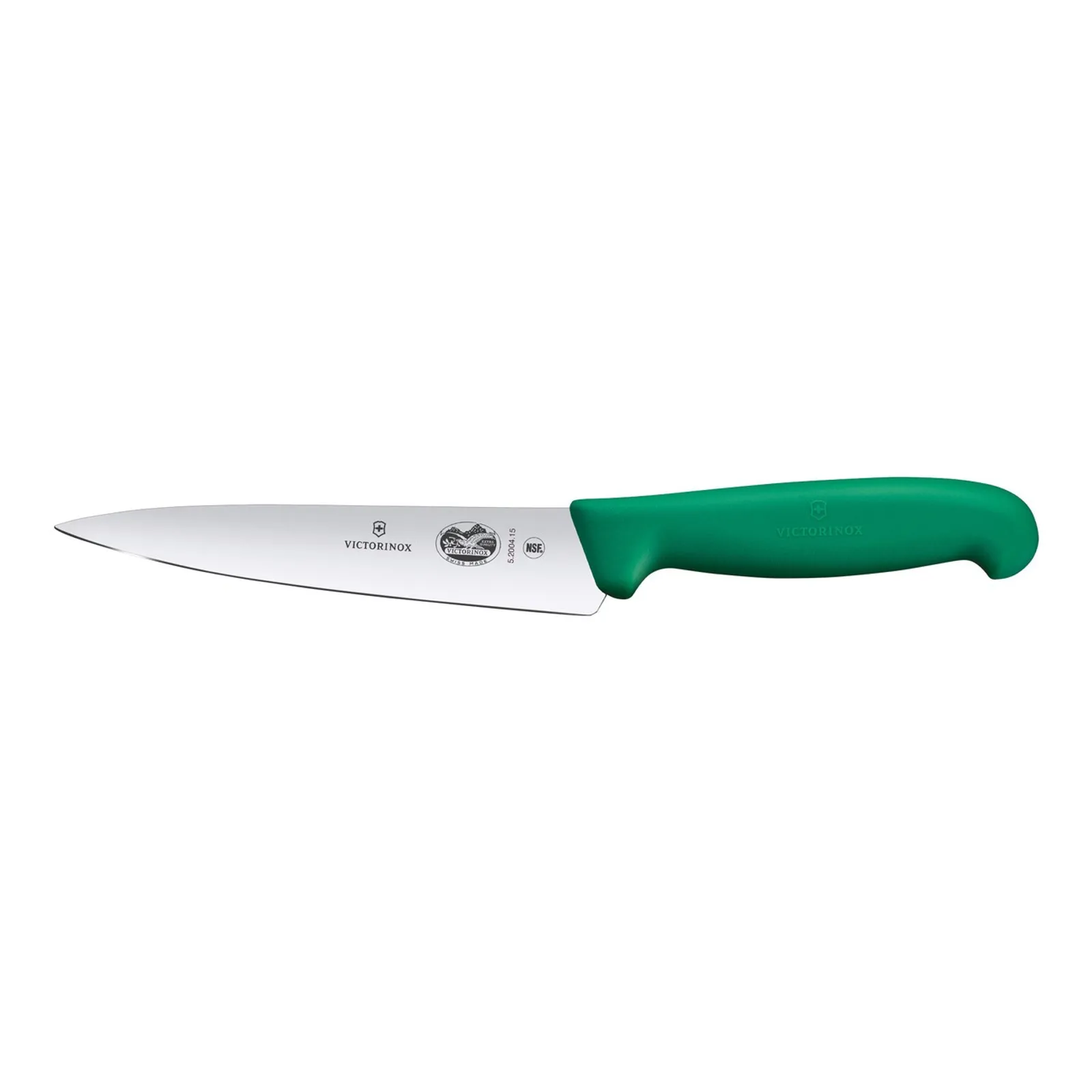 Victorinox 5.2004.15 - Cooks - Carving Knife, 15cm, Fibrox - Green