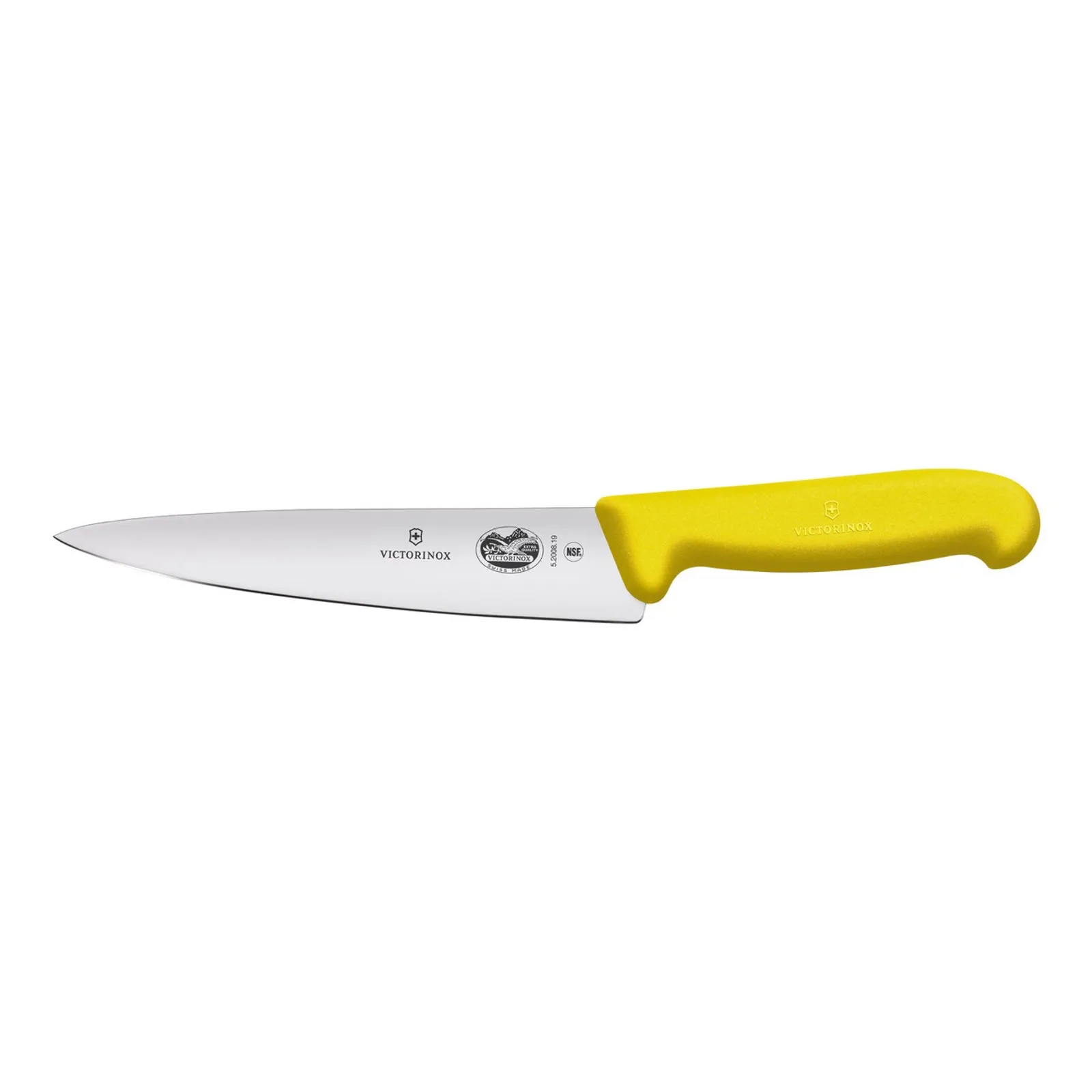Victorinox 5.2008.19 - Cooks - Carving Knife, 19cm, Fibrox - Yellow