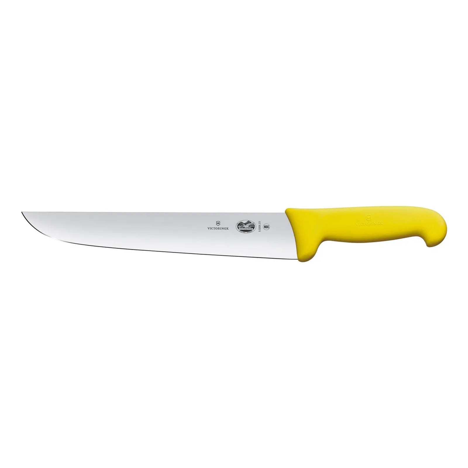 Victorinox 5.5208.23 - Butchers Knife, 23cm, Straight BackBlade, Fibrox - Yellow