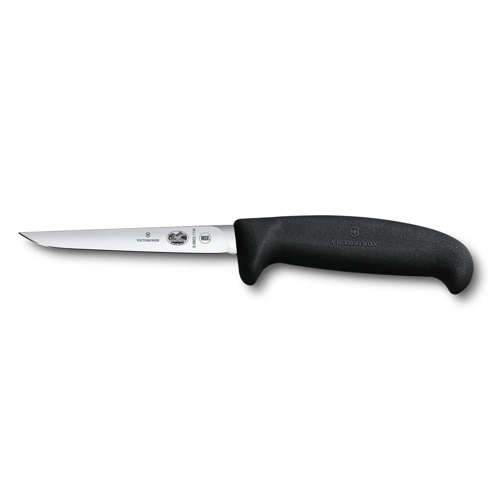 Victorinox 5.5903.11M - Poultry Knife, 11cm, Medium Handle, Fibrox - Black
