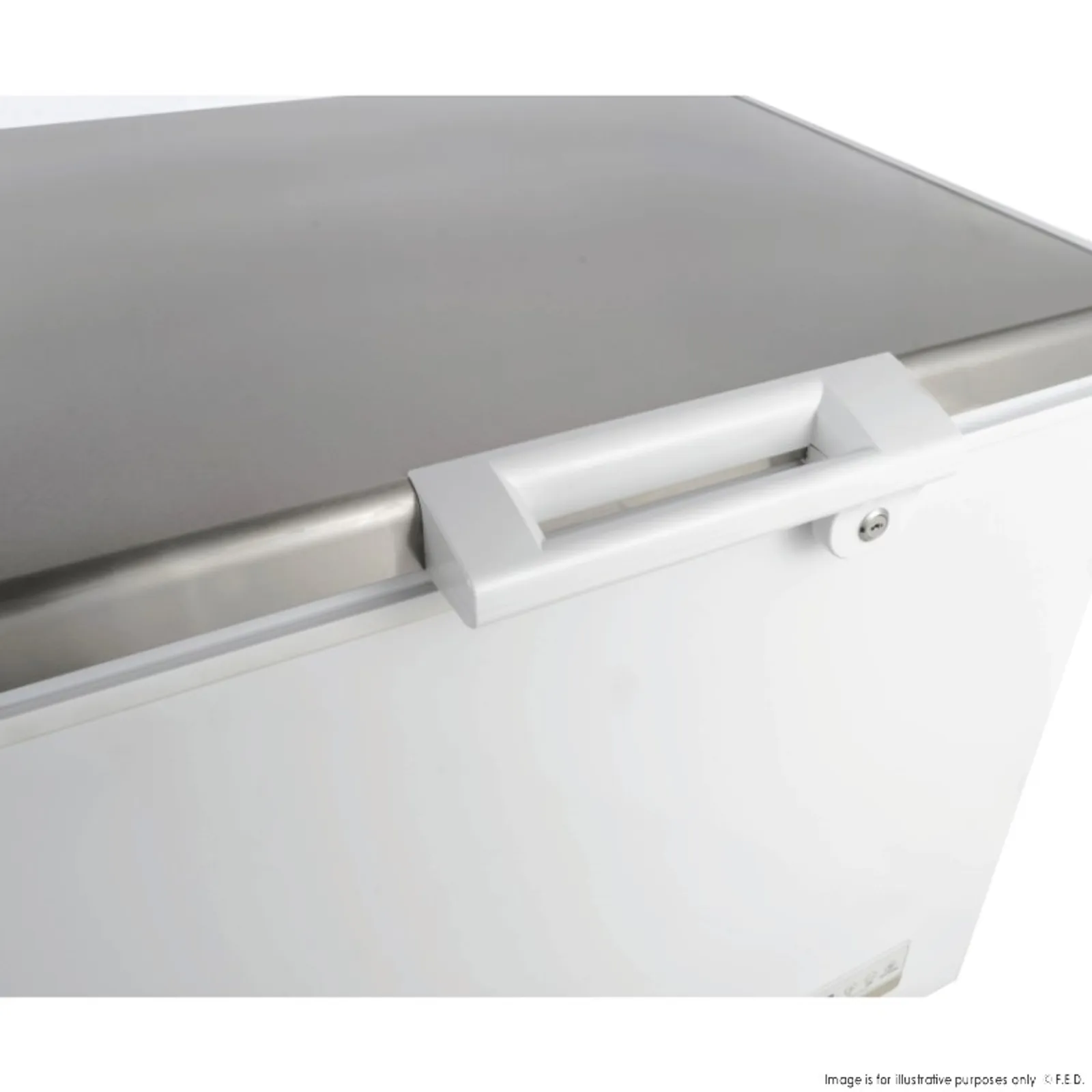Thermaster BD600F - 600L Chest Freezer with Stainless Steel Lid