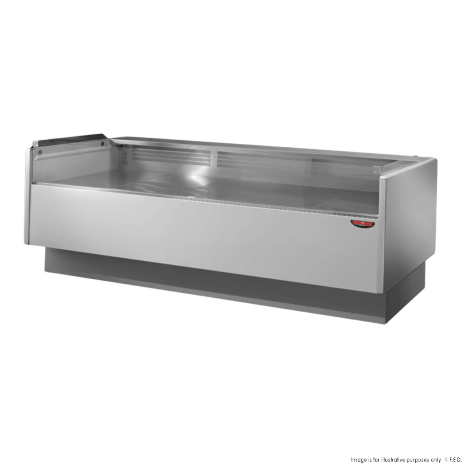 Tecnodom TDMR-0825SELF - Serie MR80 Black 2480mm Self-serving Deli Display