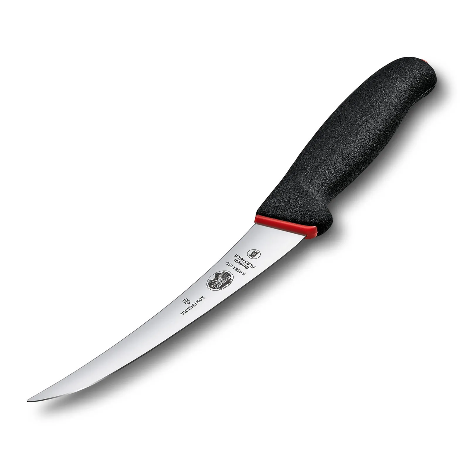 Victorinox 5.6663.15D - Boning Knife, 15cm Curved, Super Flexible Blade - Dual Grip
