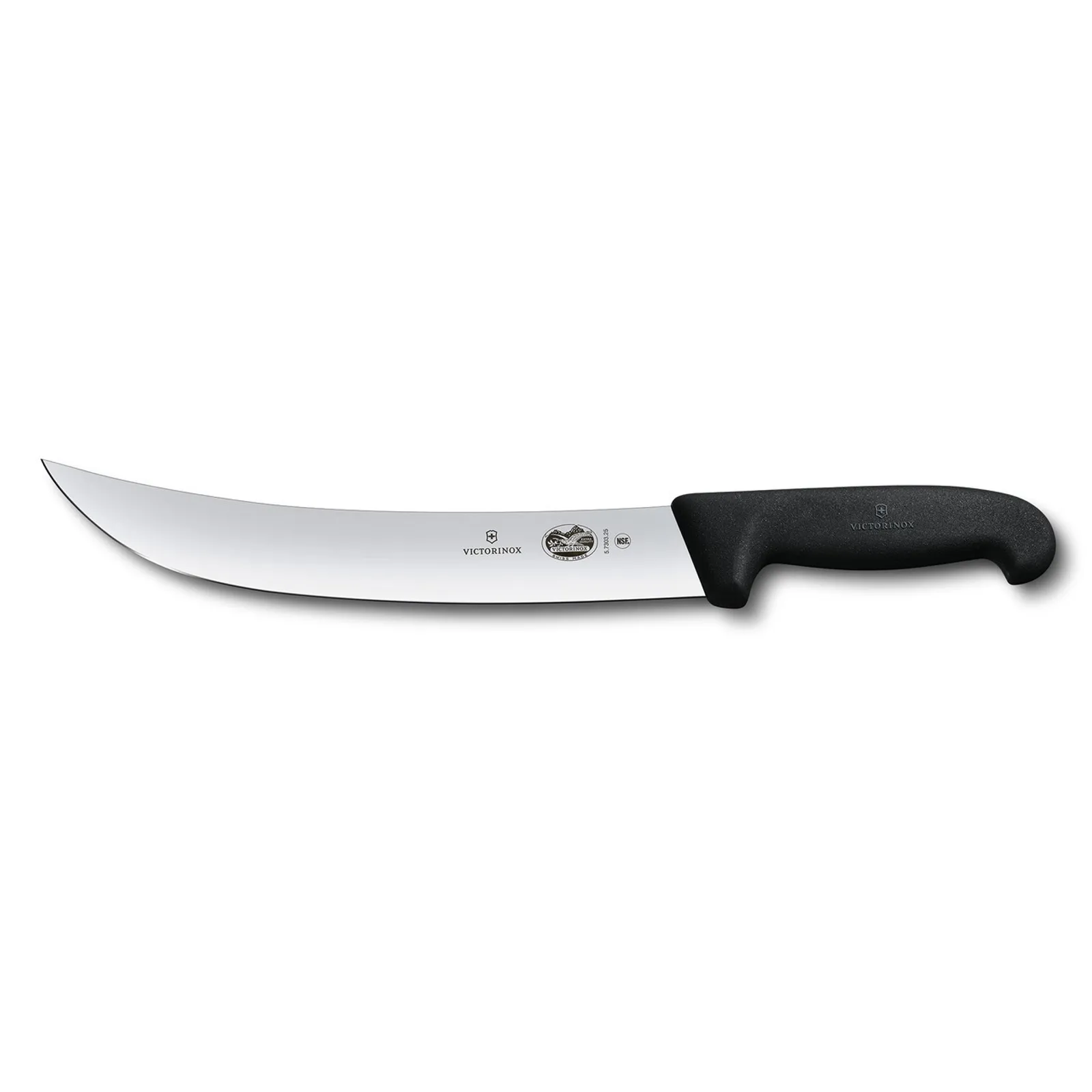 Victorinox 5.7303.31 - Cimeter Knife, 31cm Curved, Wide Blade, Fibrox - Black