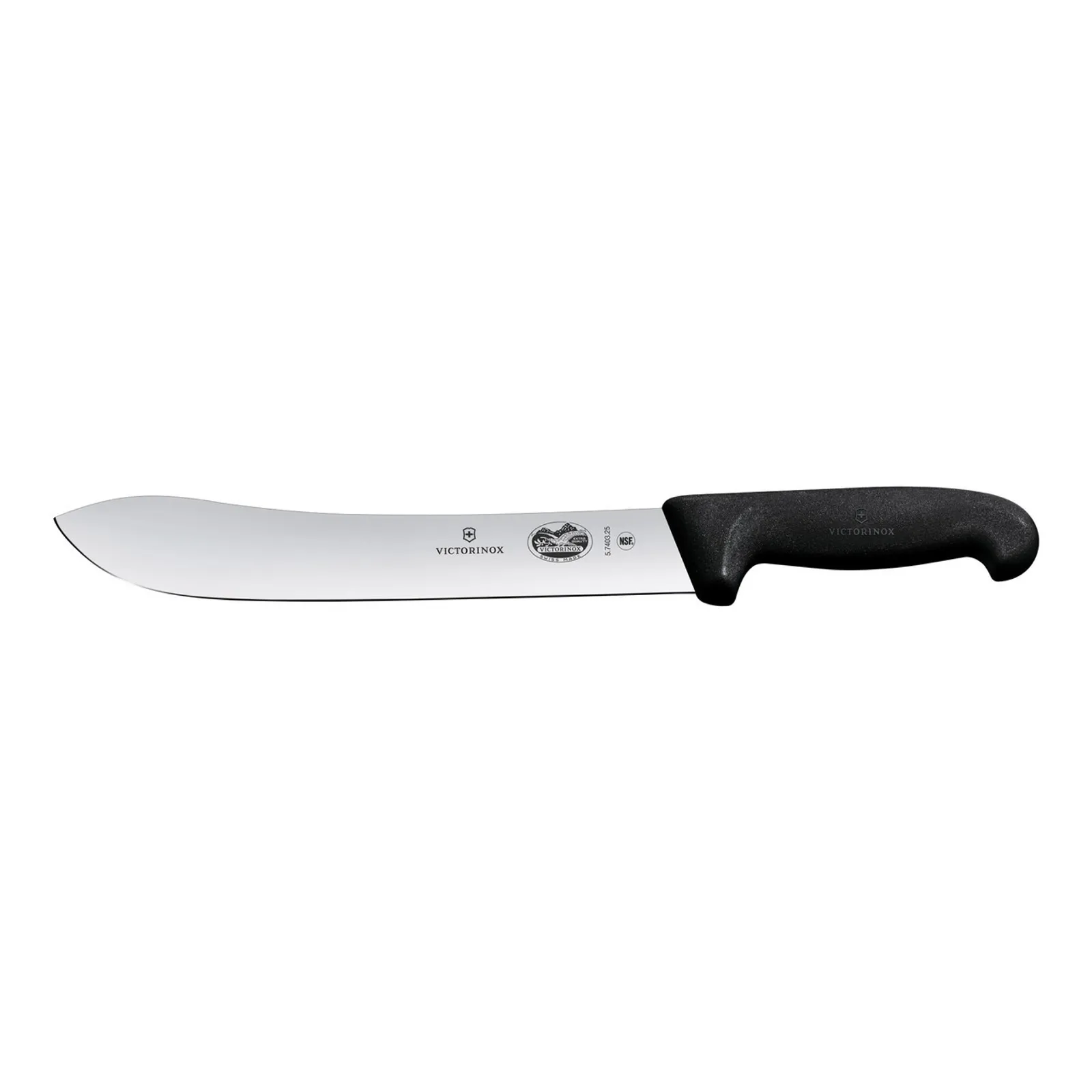 Victorinox 5.7403.31 - Butchers Knife, 31cm Wide Tip Blade, Fibrox - Black