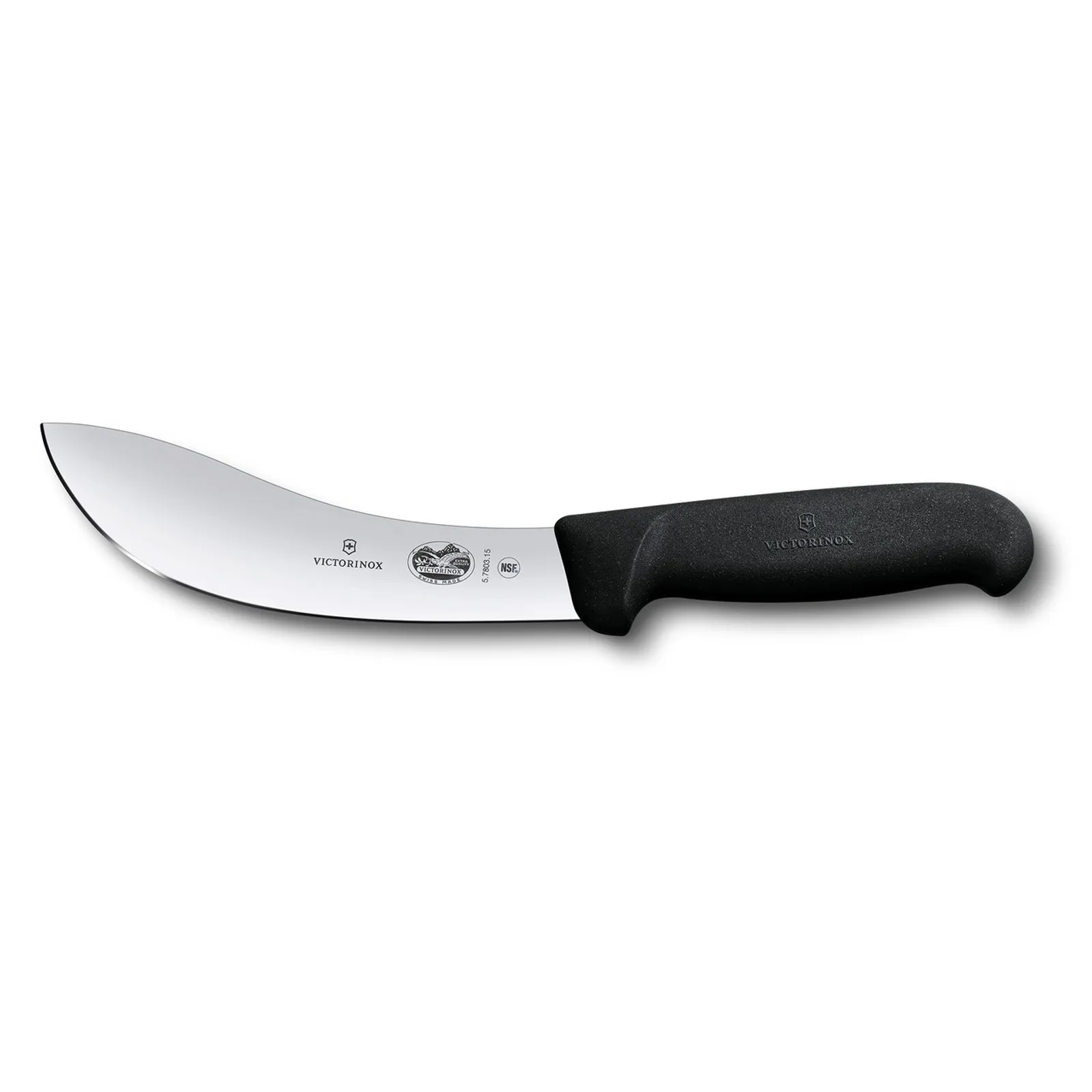 Victorinox 5.7803.12 - Skinning Knife, 12cm American Type, Fibrox - Black