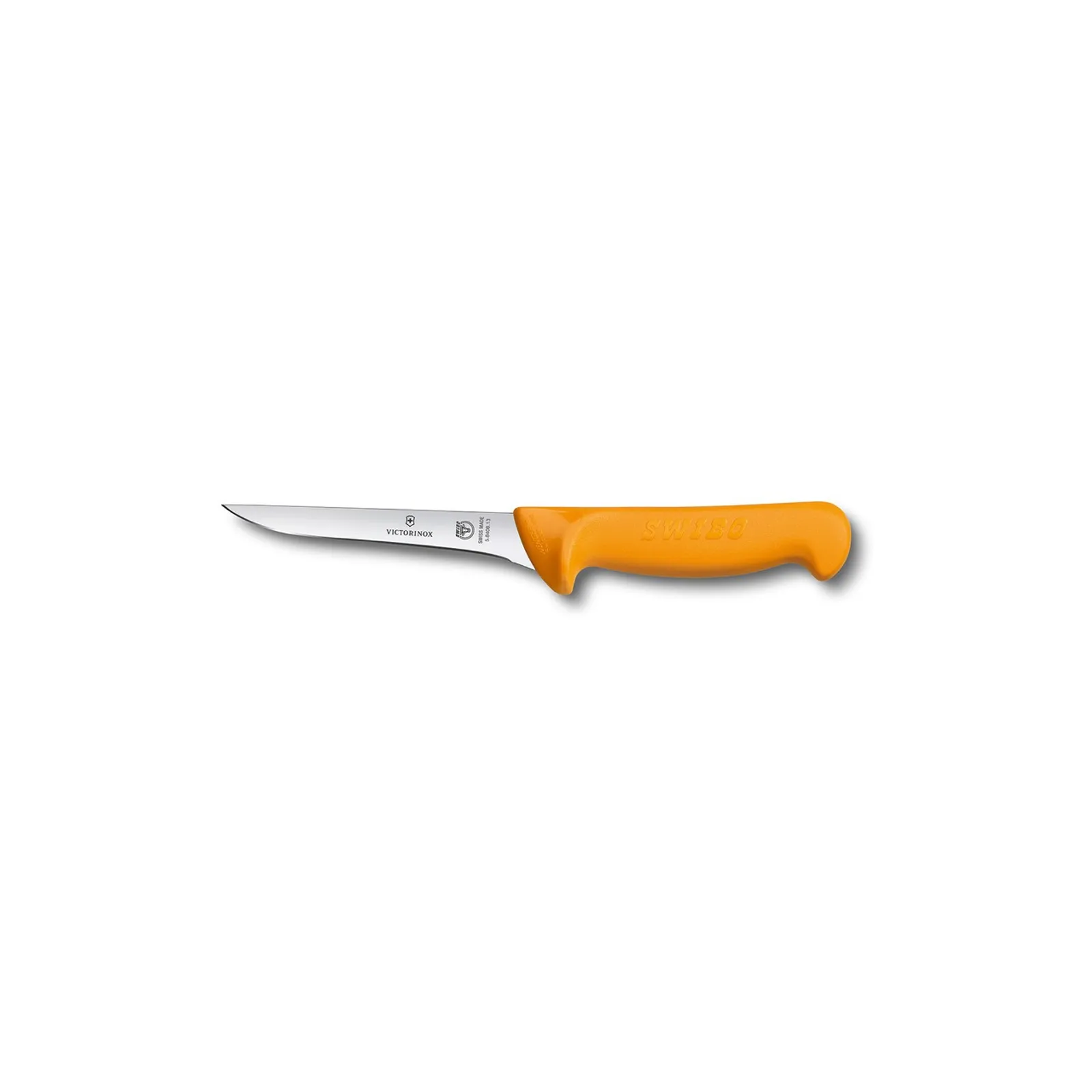 Victorinox 5.8408.10 - Swibo Boning Knife, 10cm, Curved to Guard Yellow
