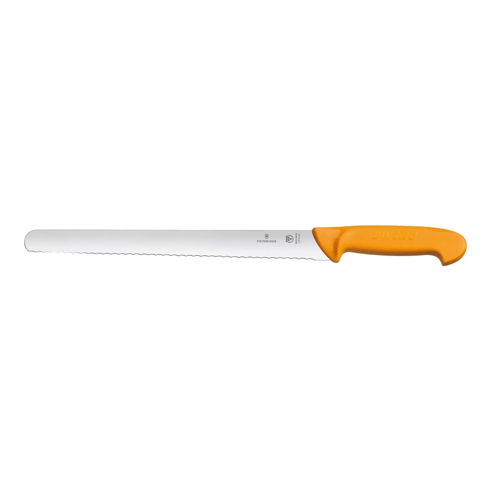 Victorinox 5.8443.35 - Swibo Slicing Knife, 35cm Round Wavy Blade 30mm width - Yellow