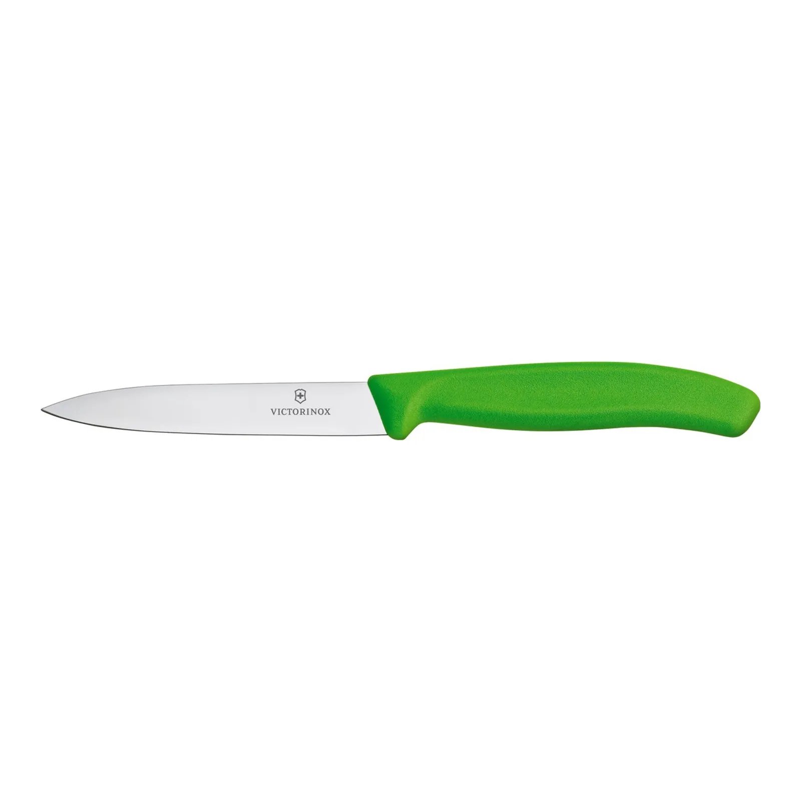 Victorinox 6.7796.L4B - Paring Knife, 10 cm Pointed Tip, Wavy + Str Edge, 2 pc Set, Green