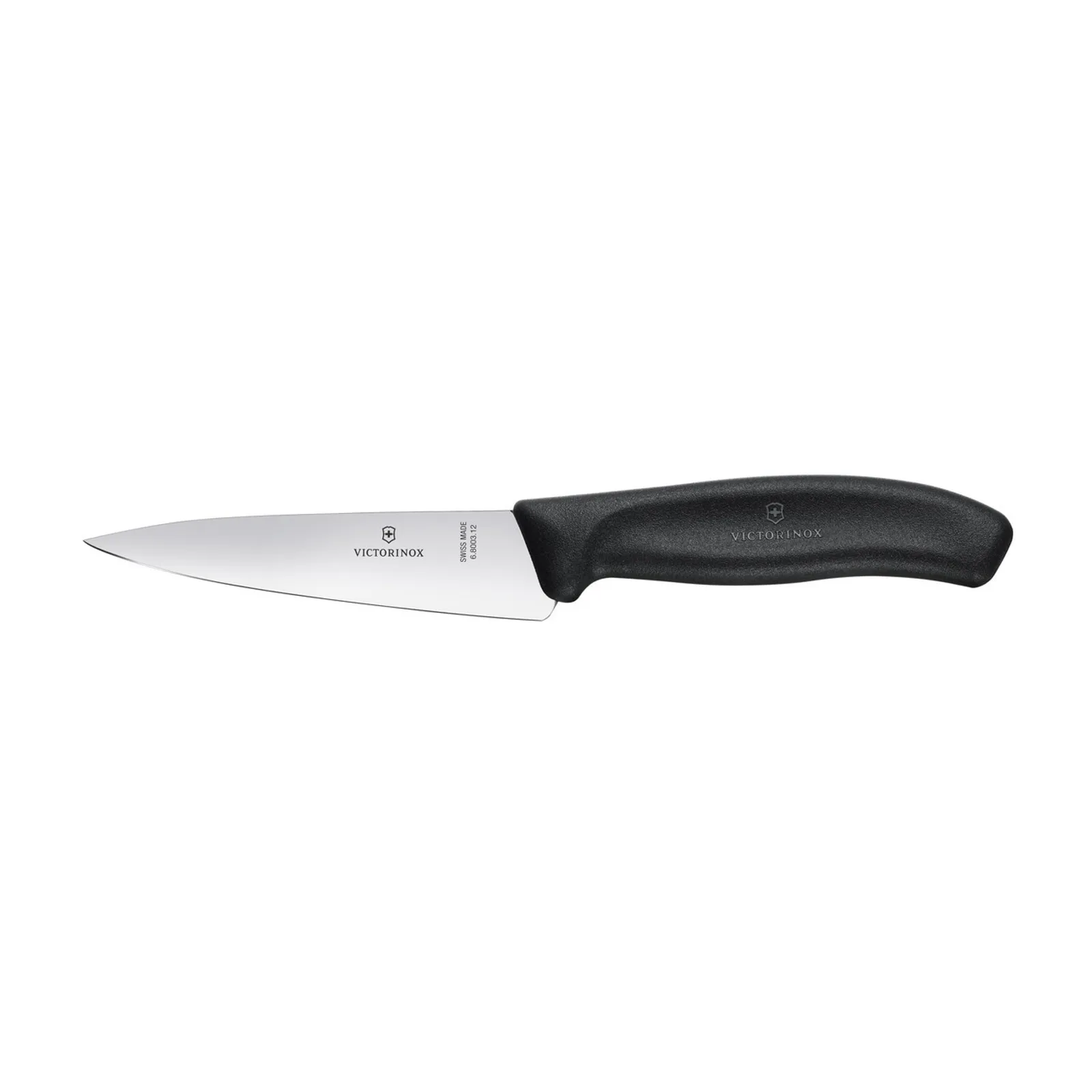 Victorinox 6.8003.12G - Cooks-Carving Knife 12cm, Classic, Black, Gift Boxed
