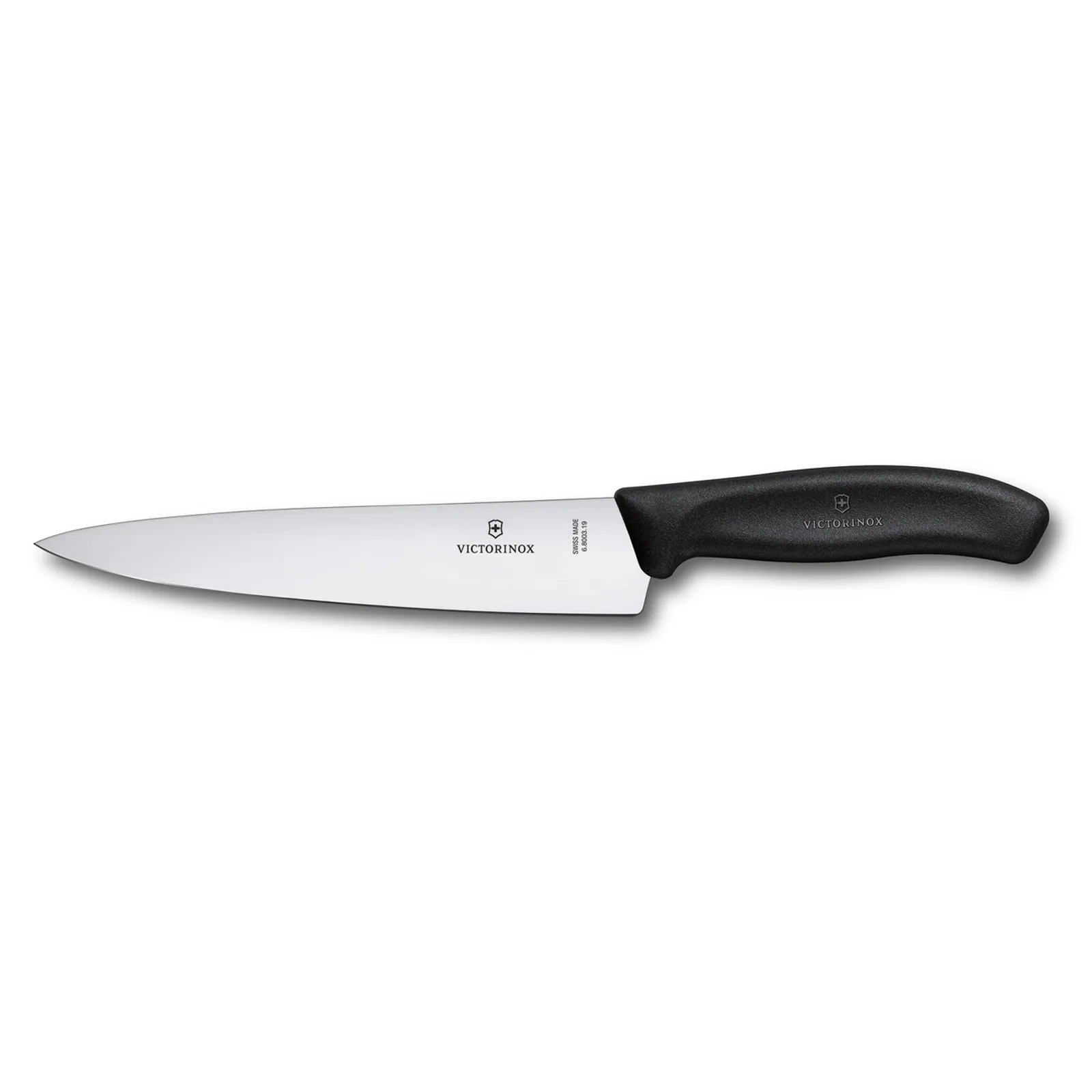 Victorinox 6.8003.19G - Cooks-Carving Knife 19cm, Classic, Black, Gift Boxed