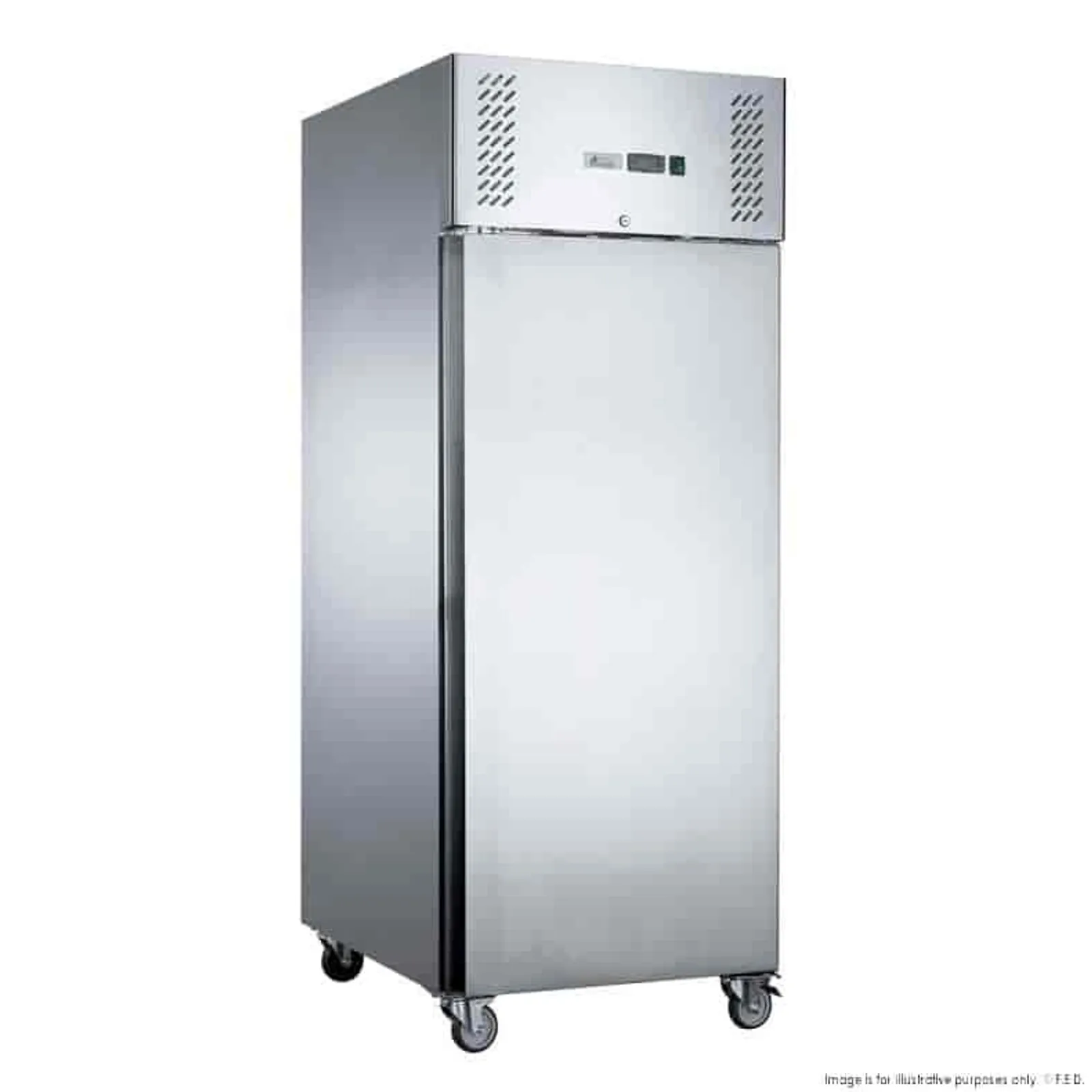 FED-X XURF400SFV - S/S Single Full Door Upright Freezer