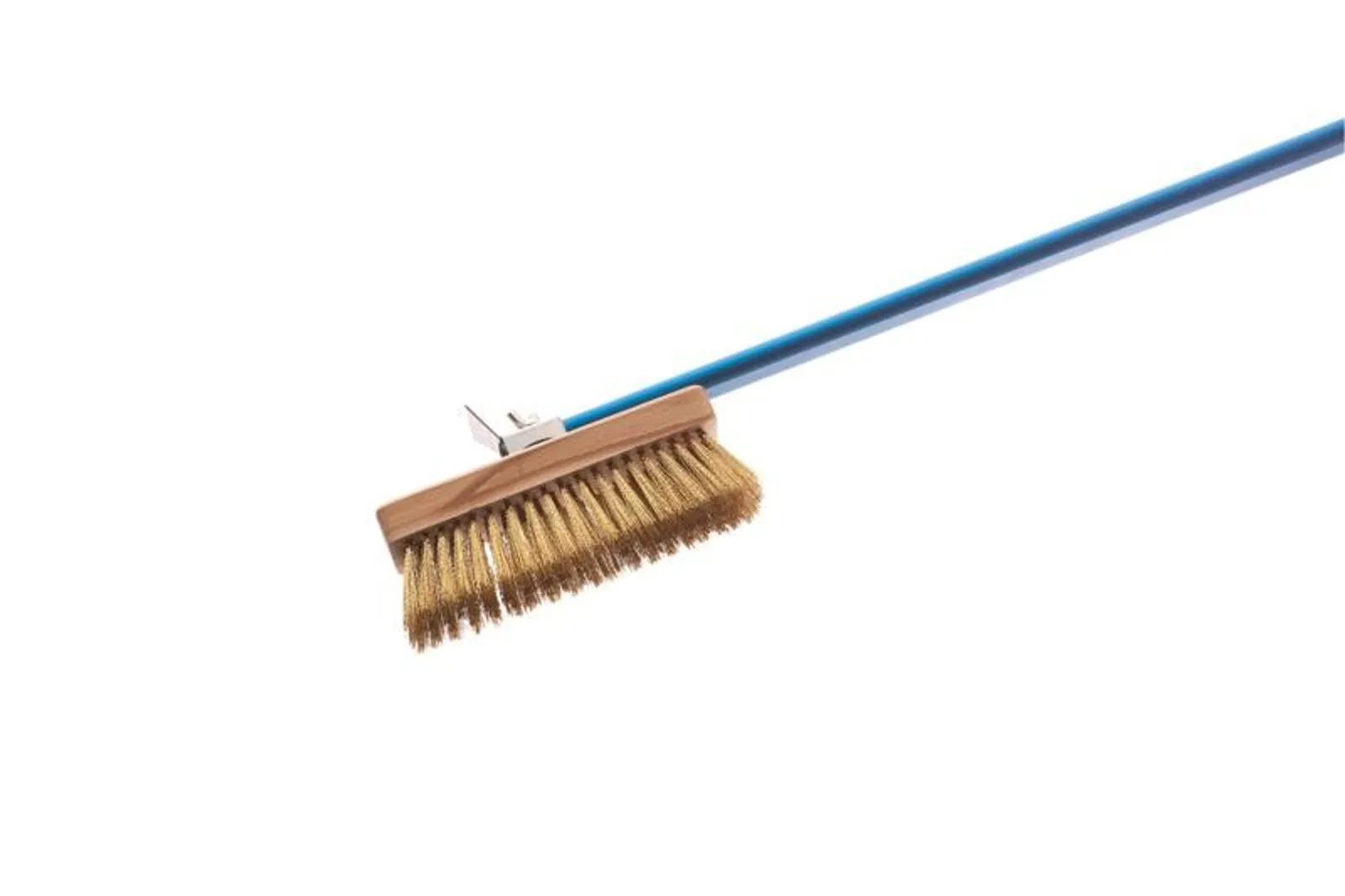 GI Metal AC-SP - Azzurra 160cm Swivel Brass Bristle Pizza Oven Brush