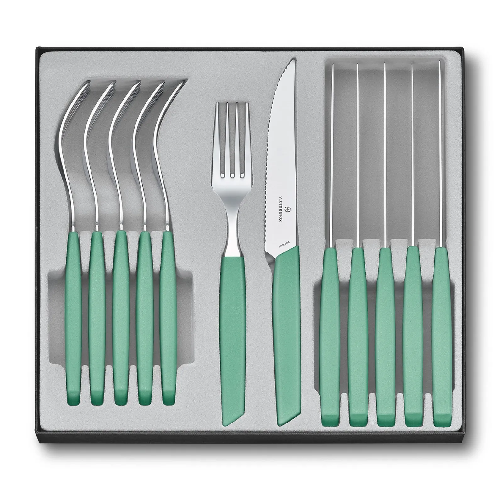 Victorinox 6909612W4112 - Swiss Modern Table Set (Steak Knife), 12 pieces, mint