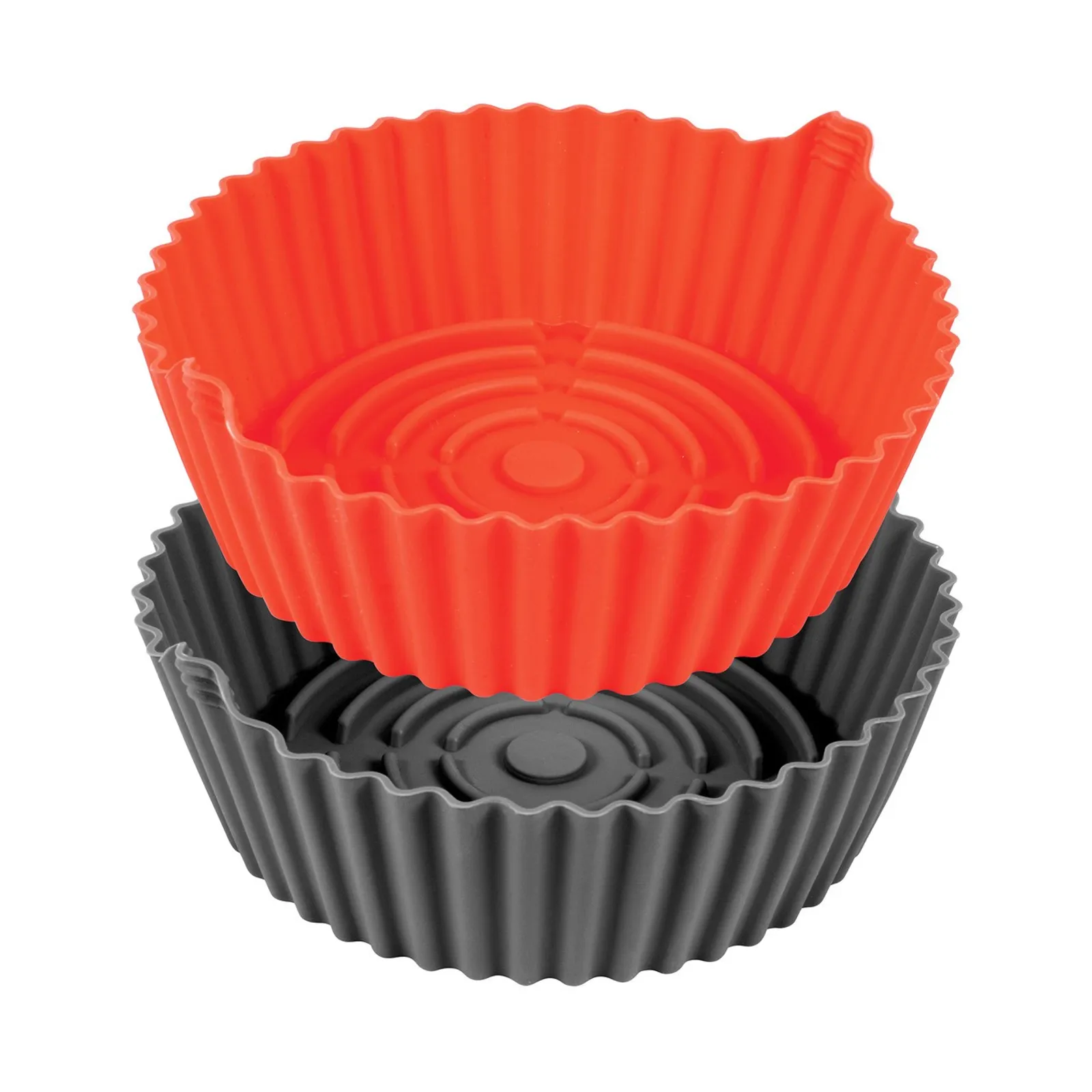 Avanti 13926 - Airfryer Round Silicone Insert - Set of 2  23.5 x 22 x 7.5cm