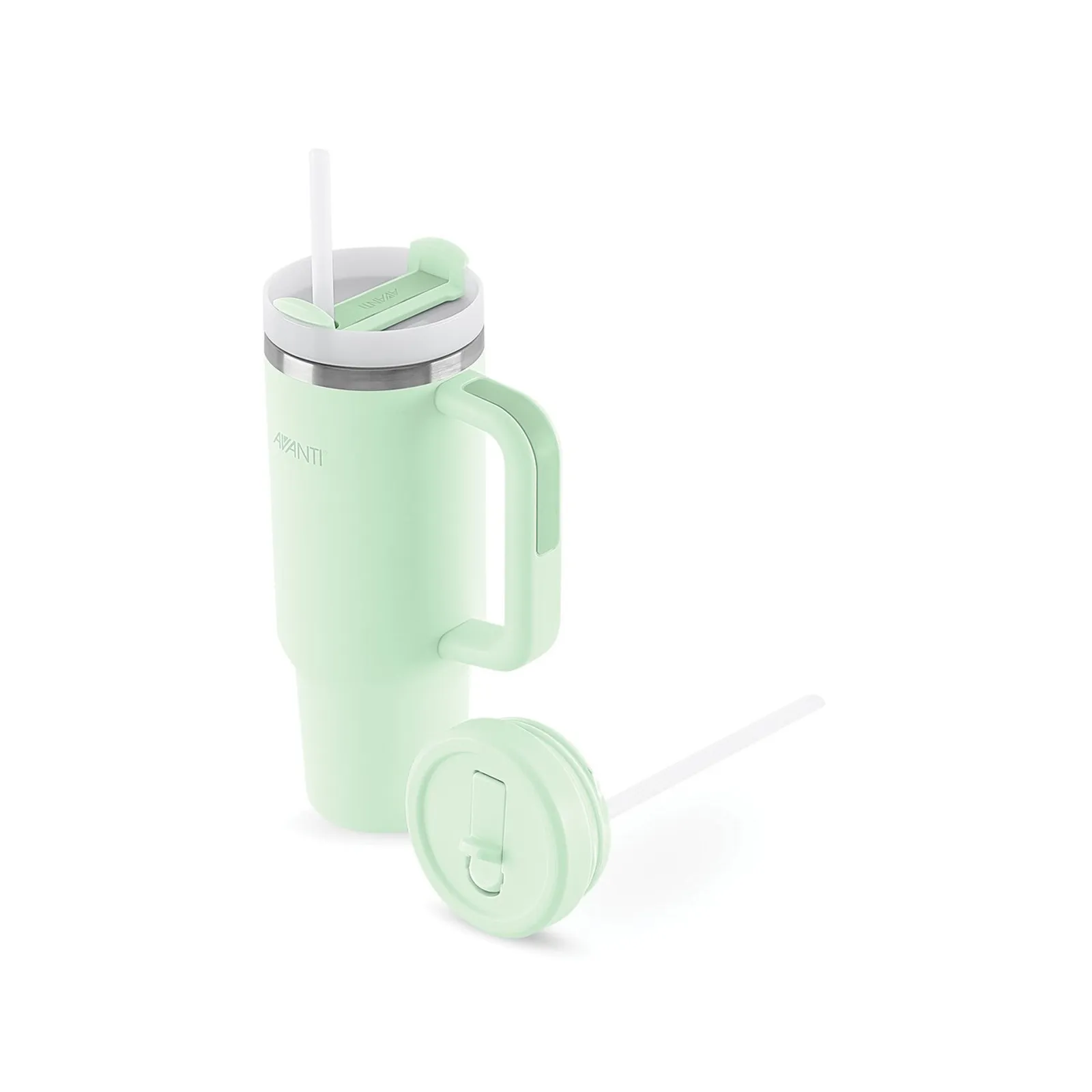 Avanti 14086 - HydroQuench Insulated Tumbler with Two Lids, 1L - Soft Mint