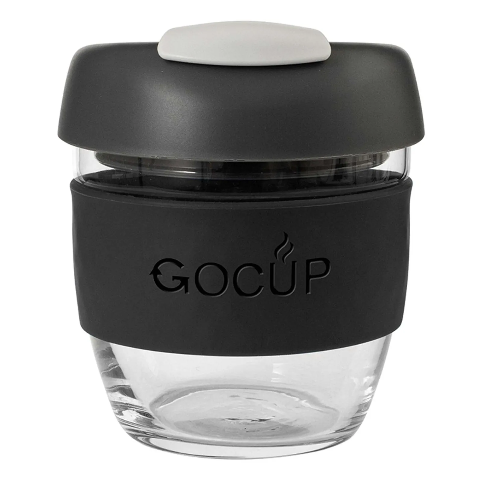 Avanti 13831 - Glass GoCup, 236ml/8oz - Black / Charcoal / Grey