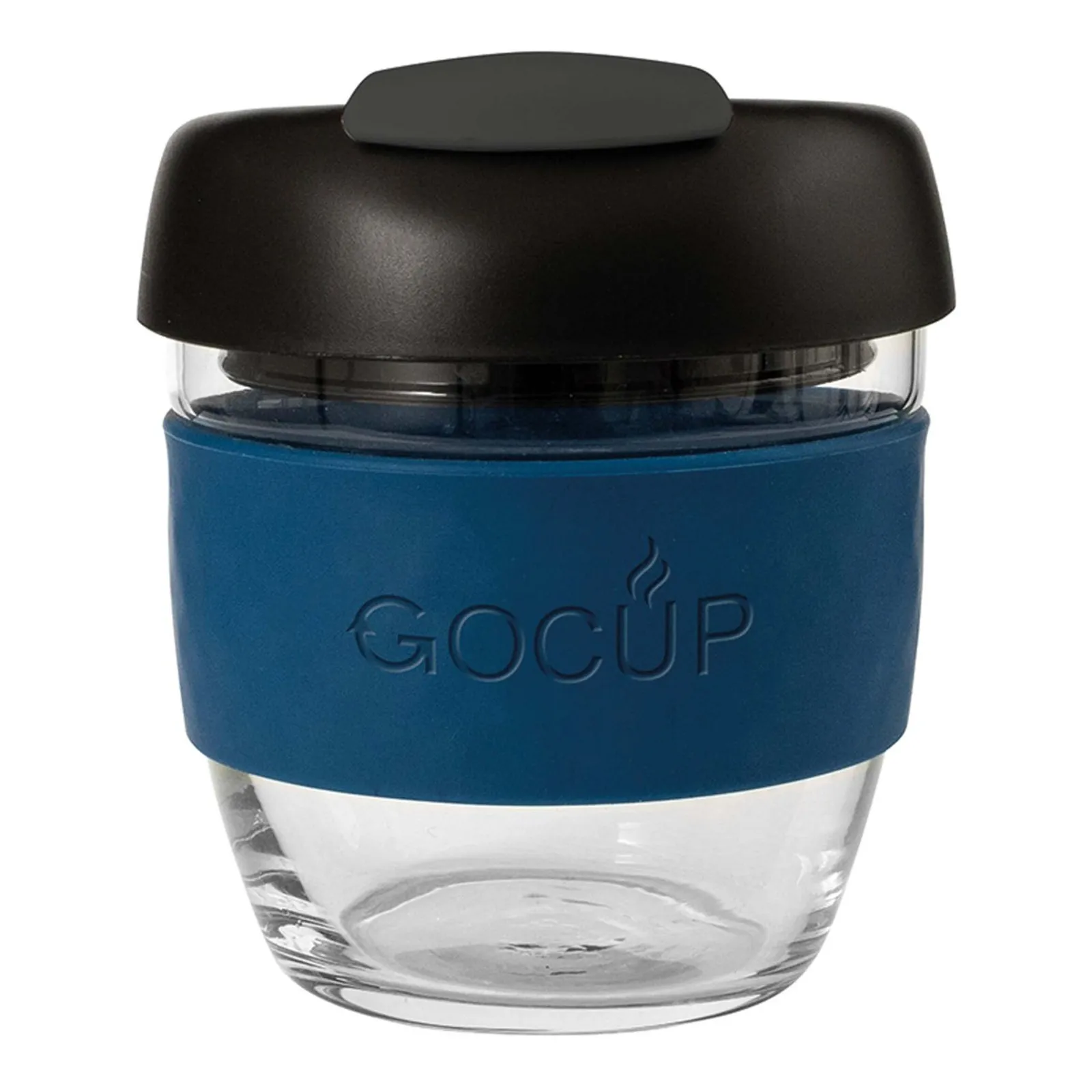 Avanti 13834 - Glass GoCup, 236ml/8oz - Navy / Black / Grey