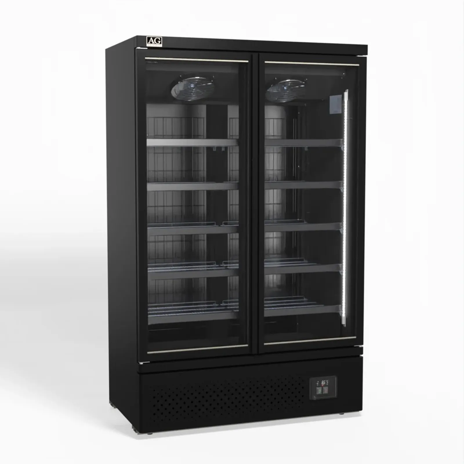 AG Equipment CSB1000 - 1000L Supermarket Double Upright Display Fridge