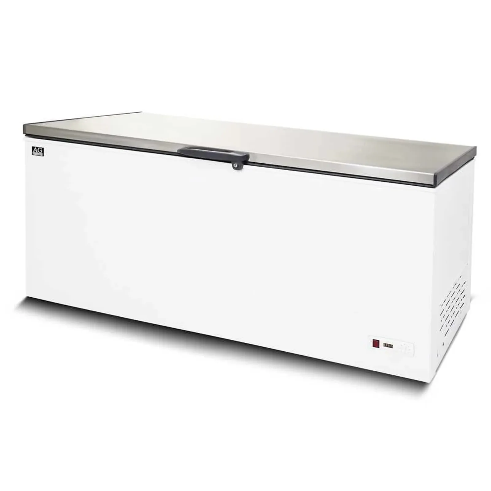 AG Equipment BD650S - Stainless Lid Chest Freezer - 550 Litres