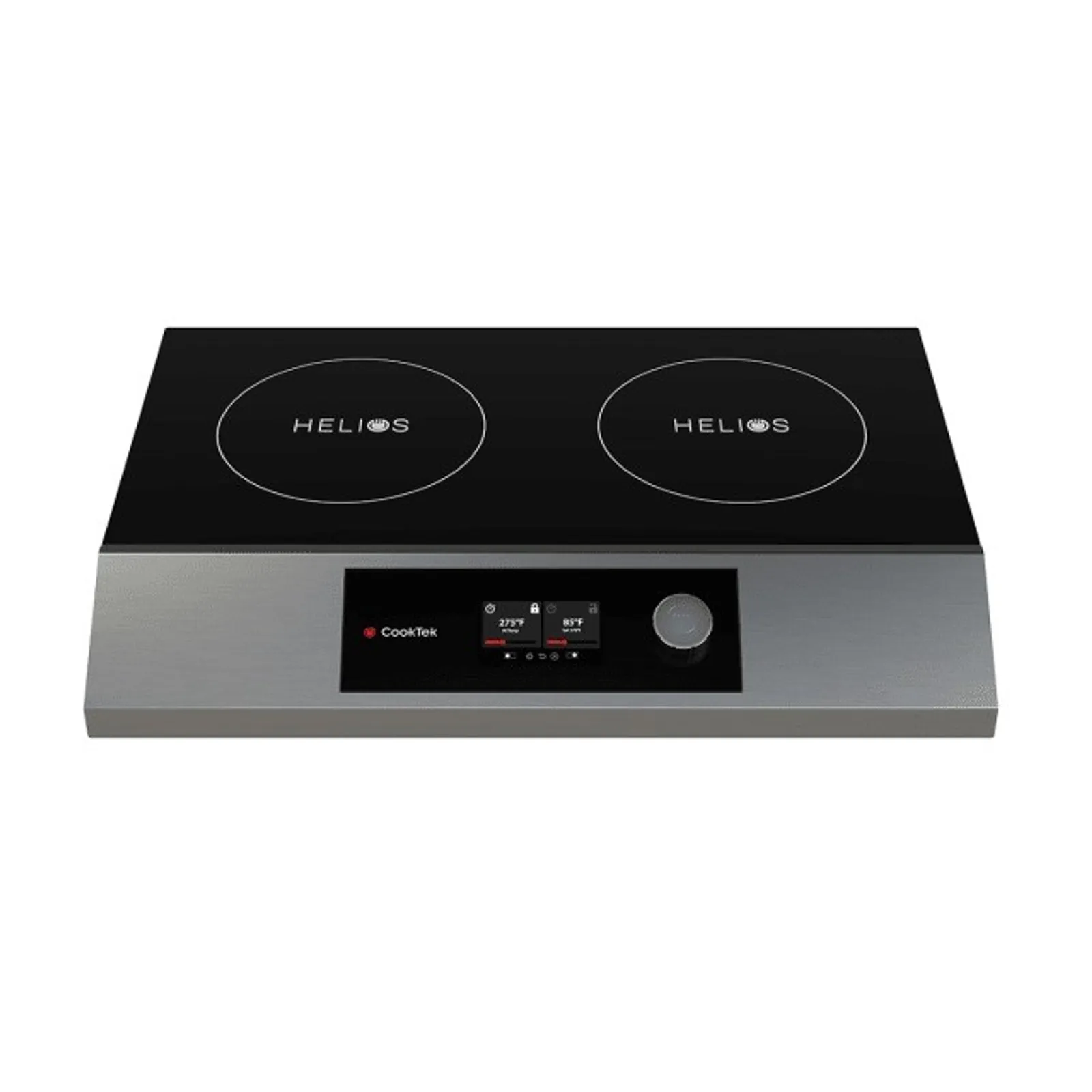 CookTek Helios Dual Hob Side by Side Countertop Induction Cooktop 20 Amp