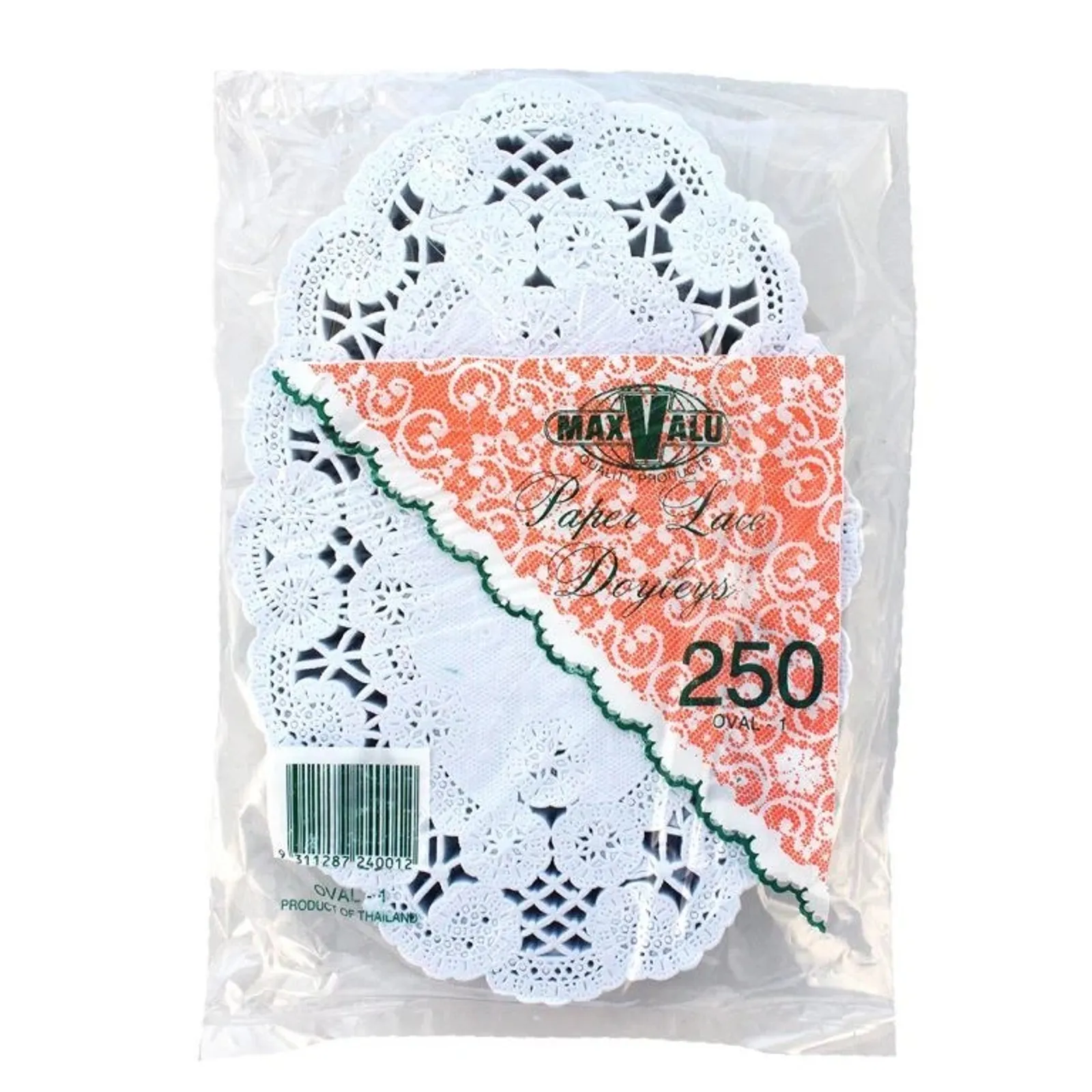MaxValu Oval Paper Lace 210X320mm