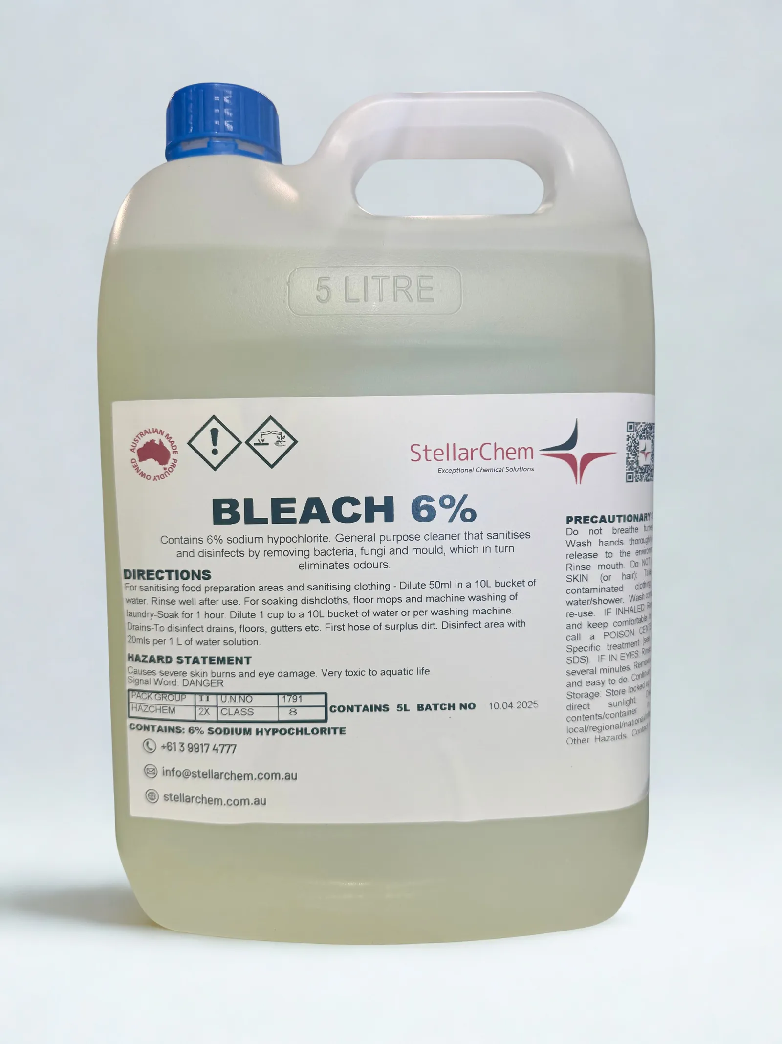 StellarChem iWCB5 - Bleach 6% 5L