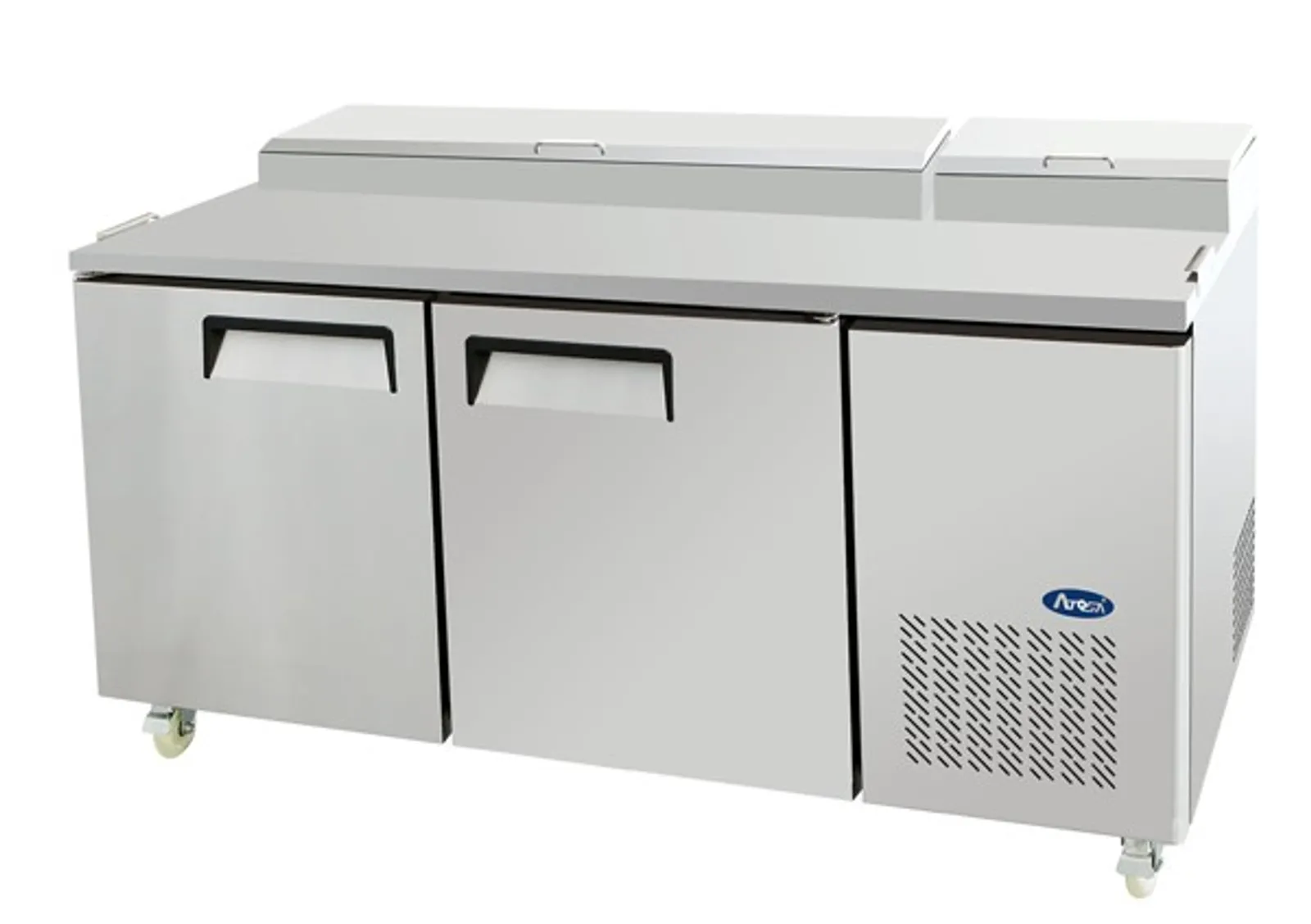 Atosa MPF8202 - 2 Door Pizza Prep Table Fridge 1702 mm