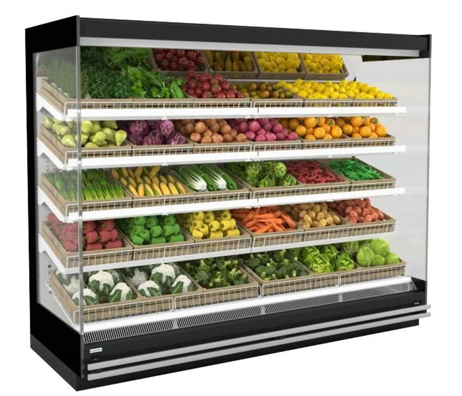 Hussmann PMN20F3R-4P-1IRC - Multideck Open Produce 2500mm