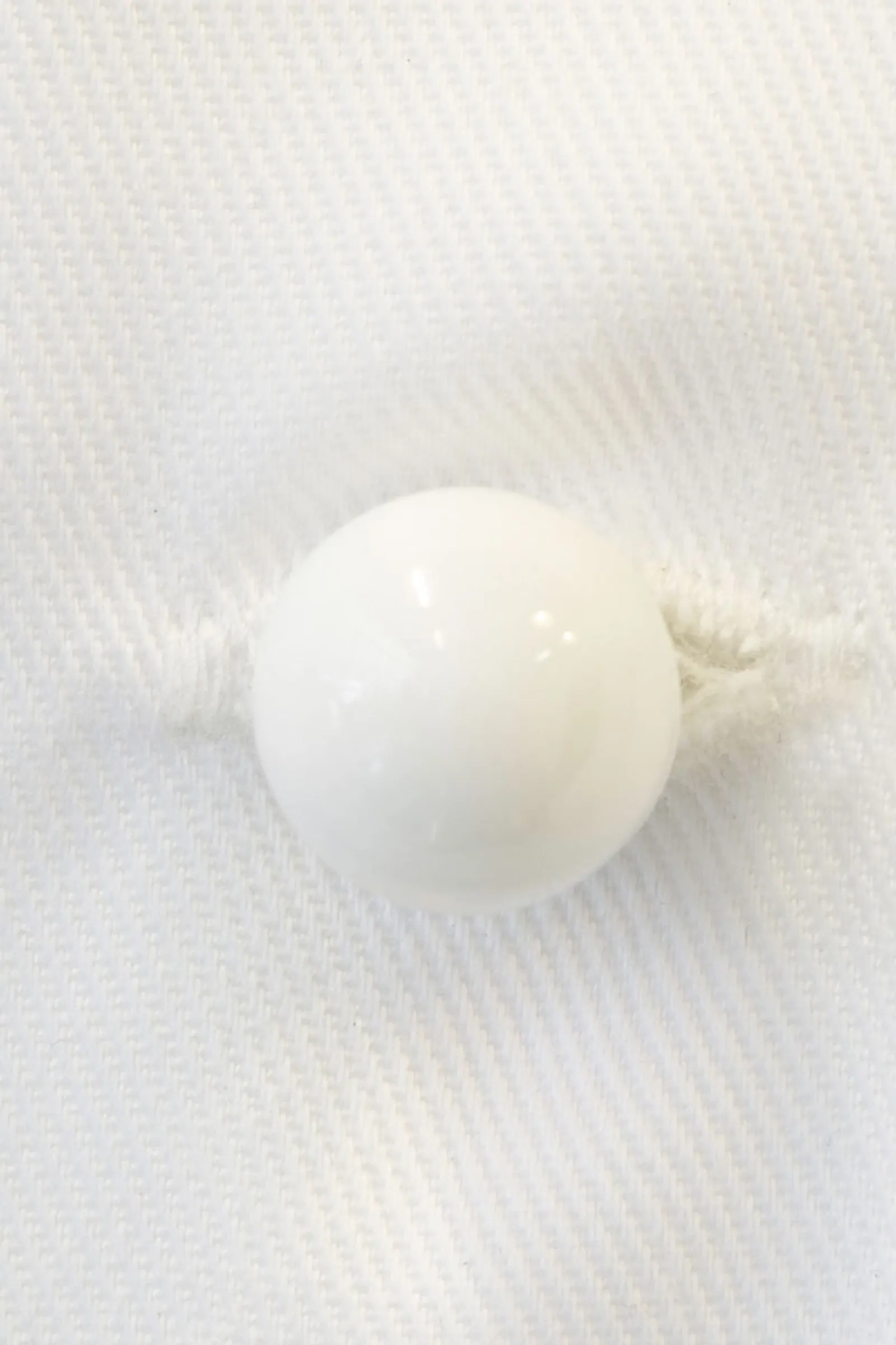 Chef Works STBT-WHT White Stud Buttons - 10 Packs