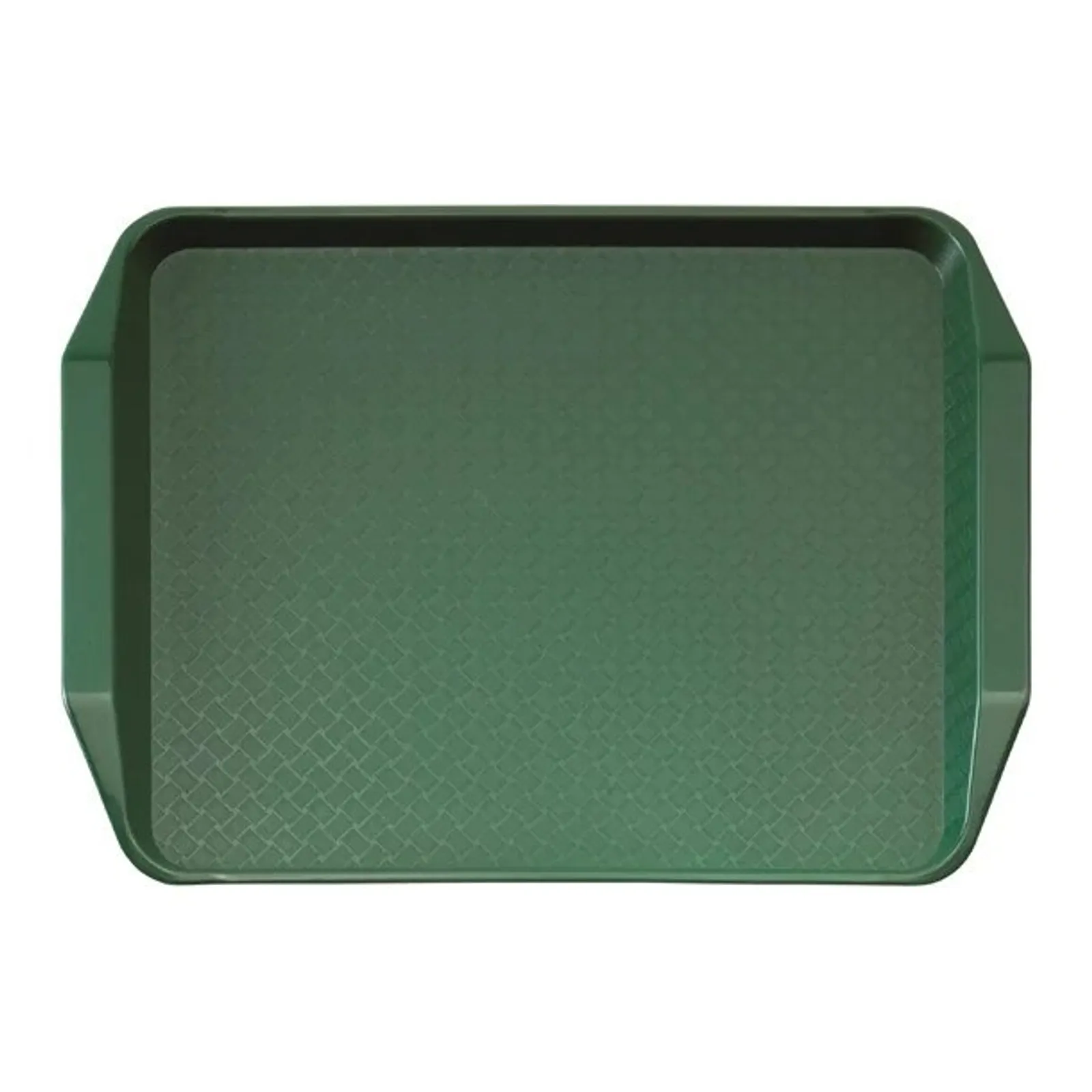 Cambro DE316 - Fast Food Rectangular Handled Tray - Green - 300x410mm