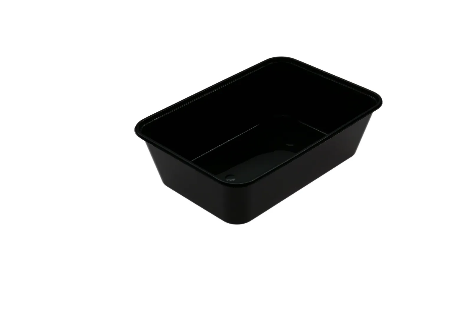 Awesome Plastics AP-650B - 650ml Rectangular Container Black 500 pcs