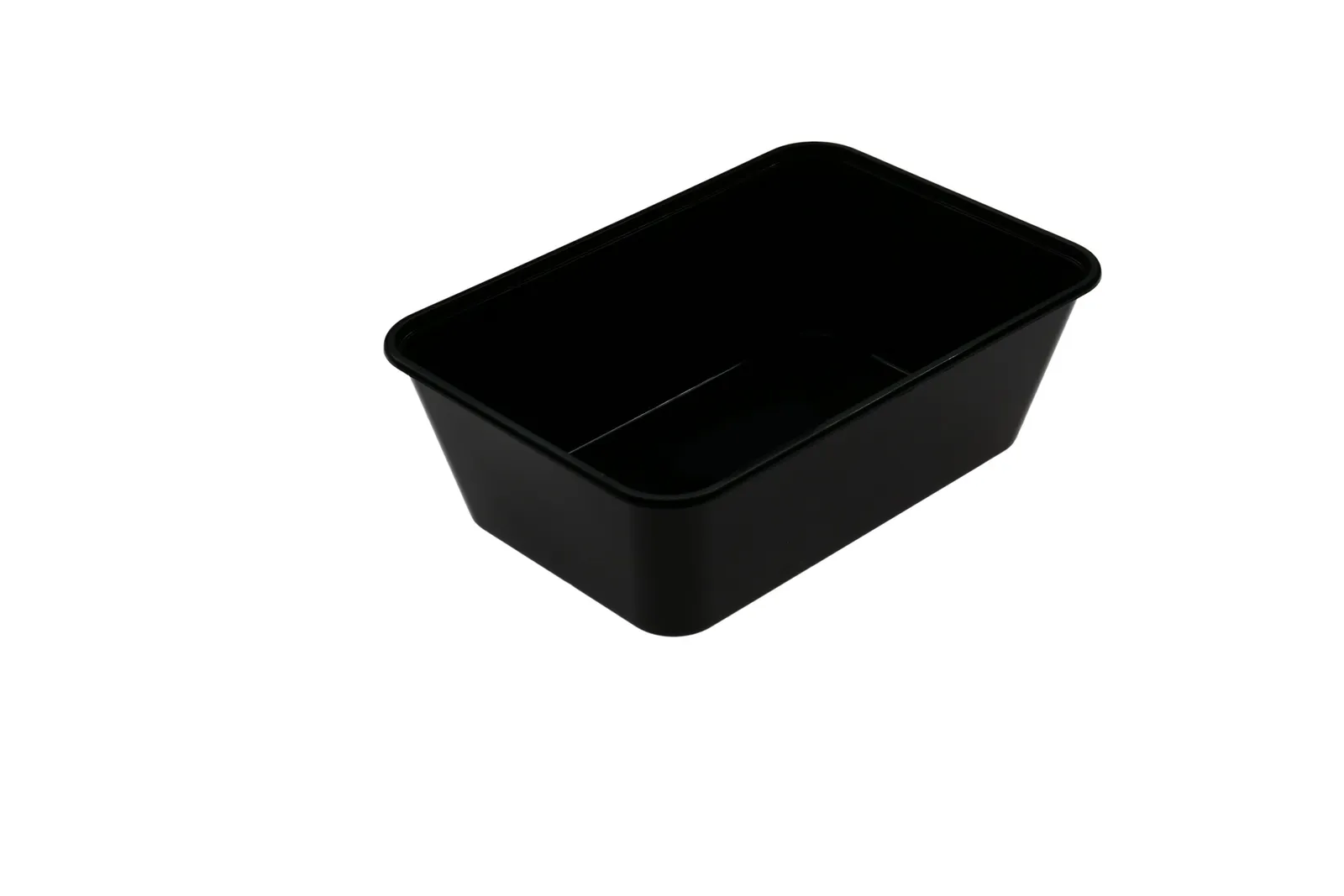 Awesome Plastics AP-750B - 750ml Rectangular Container Black 500 pcs