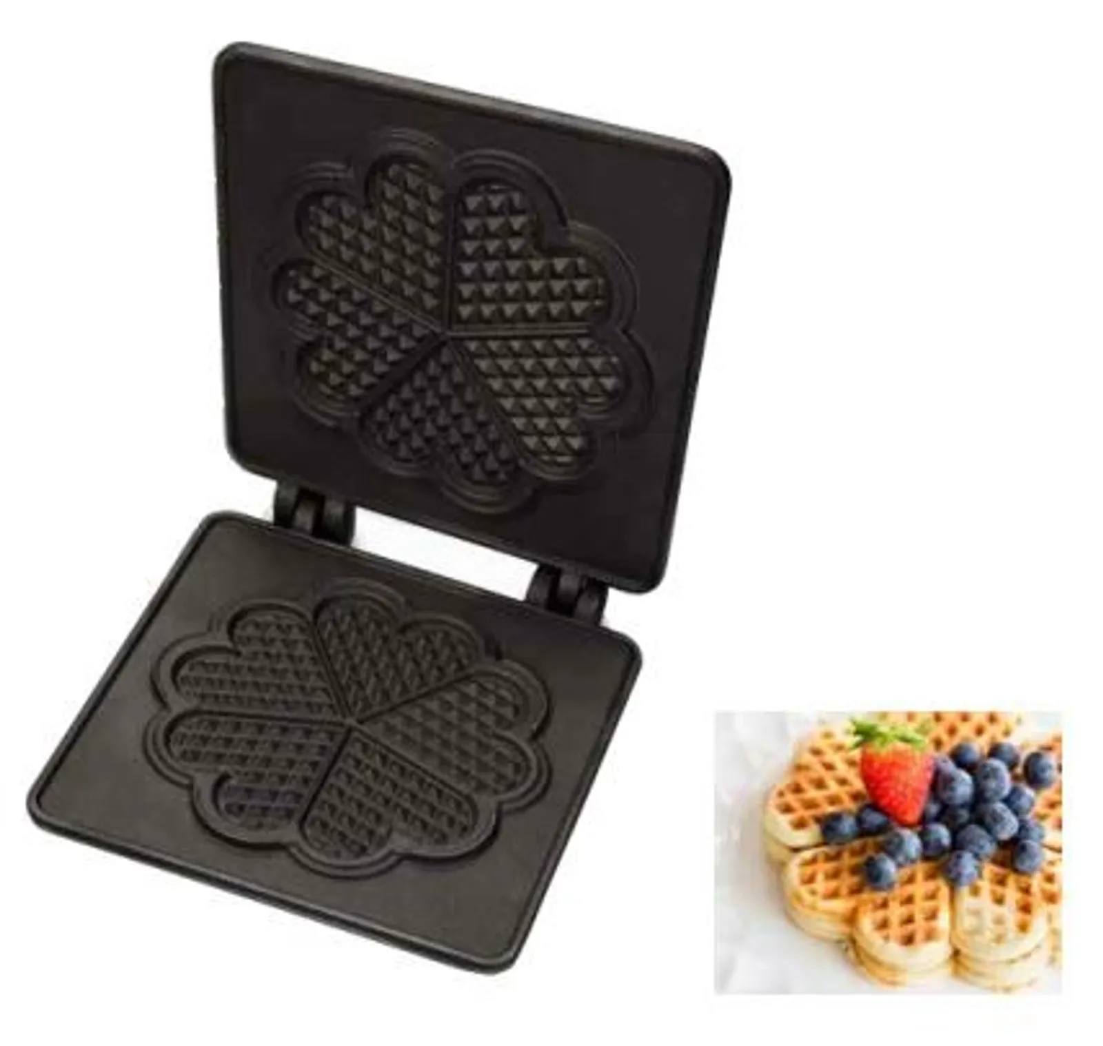 Neumarker NEE-32-40720 - Big Heart Waffle Plate