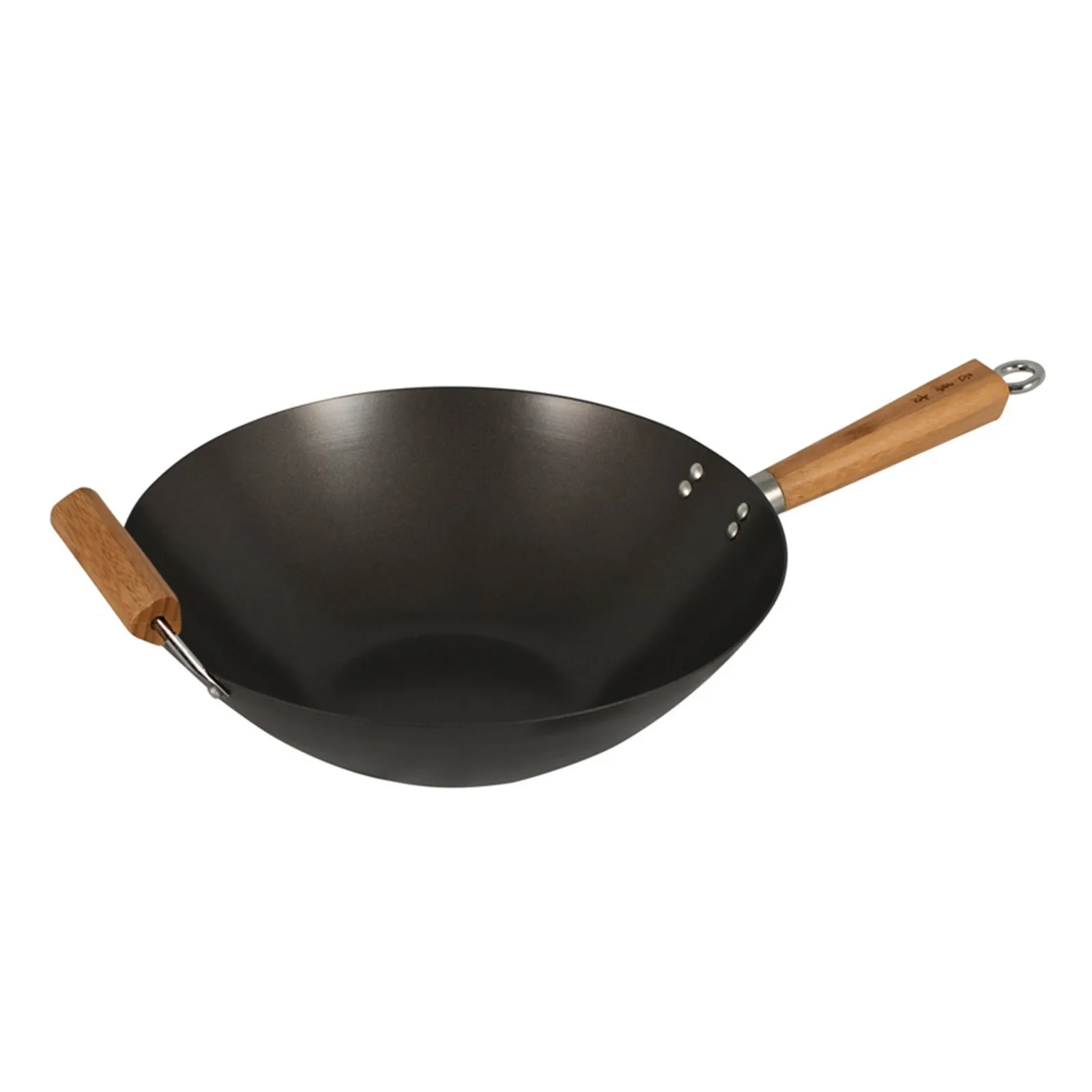 Avanti 40573 - Non-Stick Wok - 35cm - Carbon Steel/Bamboo Handle