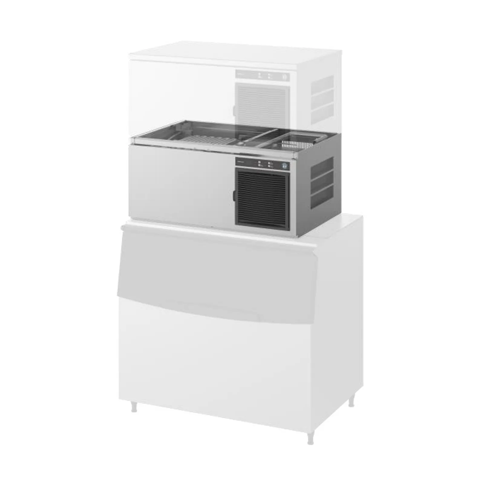 Hoshizaki IM-240XNE Cube Ice Maker 205kg/day - Modular & Stackable