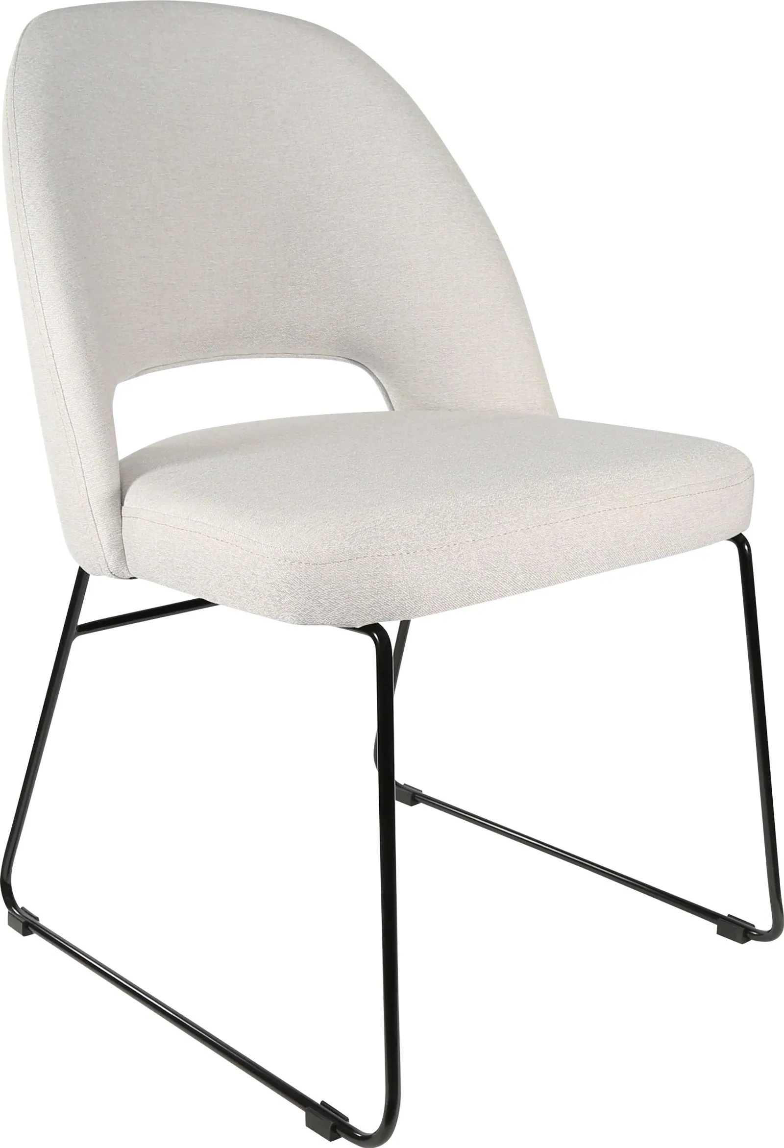 Durafurn Semifreddo Chair with Black Sled Base