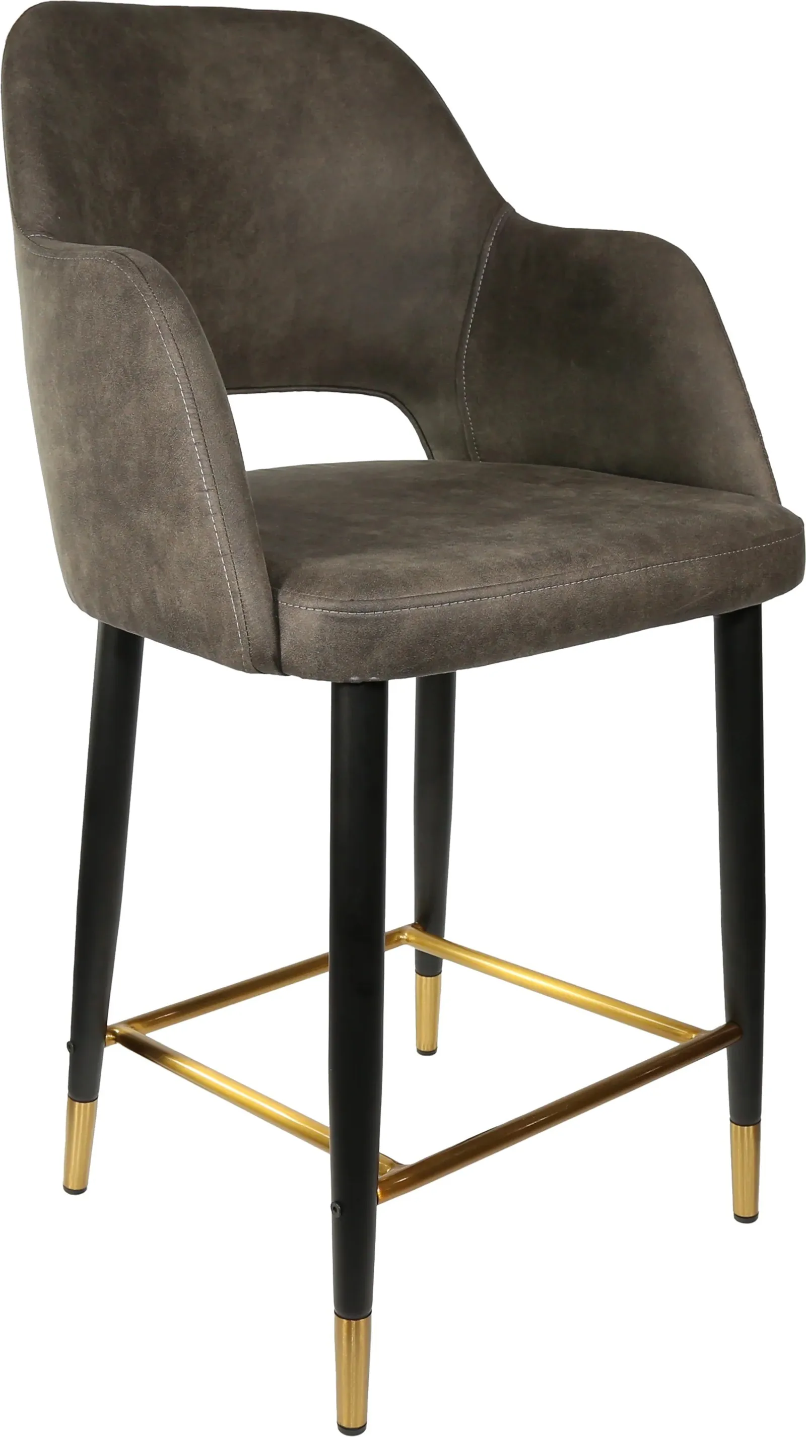 Durafurn Sorbet Counter Stool - Black Metal 650h Legs