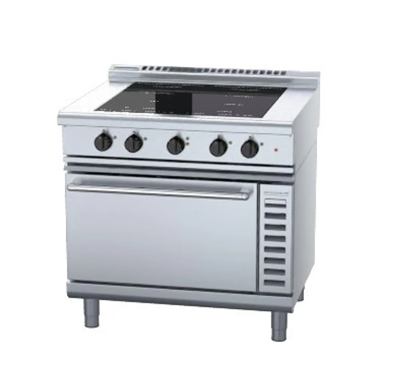 Waldorf 800 Series INL8410ECF - 900mm Induction Range Convection Oven Low Back Version