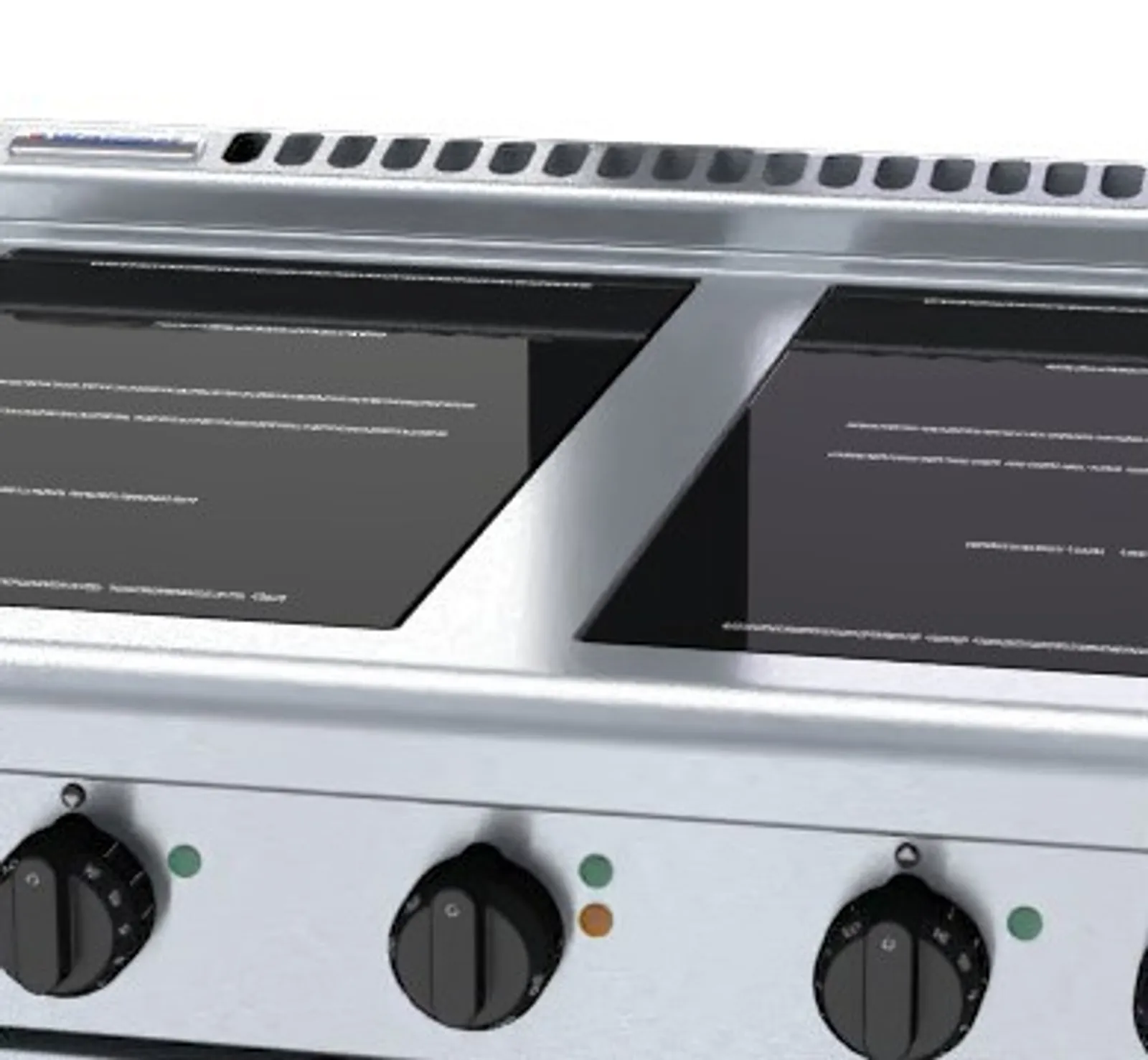 Waldorf 800 Series INL8410ECR3 - 900mm Induction Range Convection Oven Low Back Version