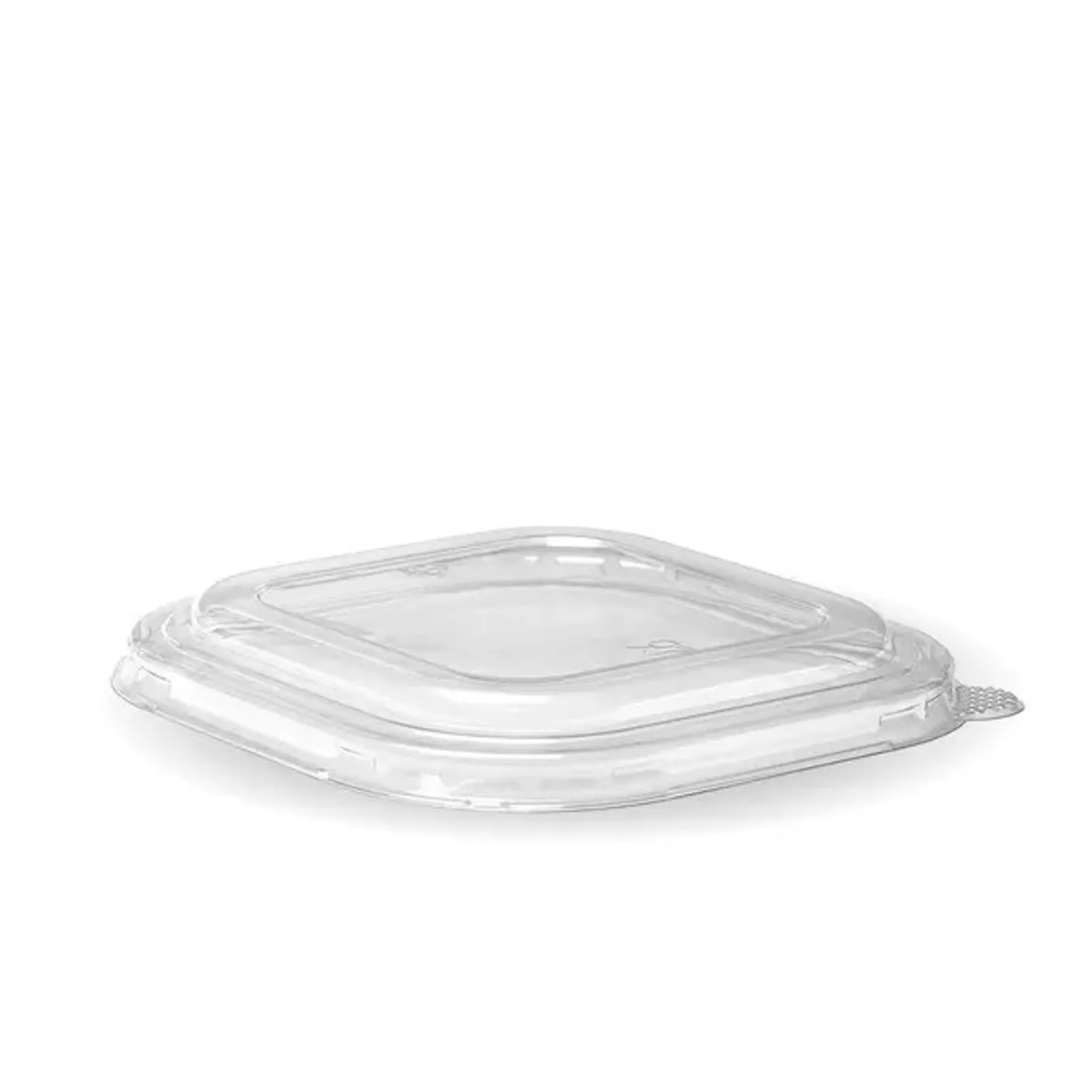 BioPak BB-SBL-RPET - 750ml-1,400ml Clear RPET Square Takeaway Lid