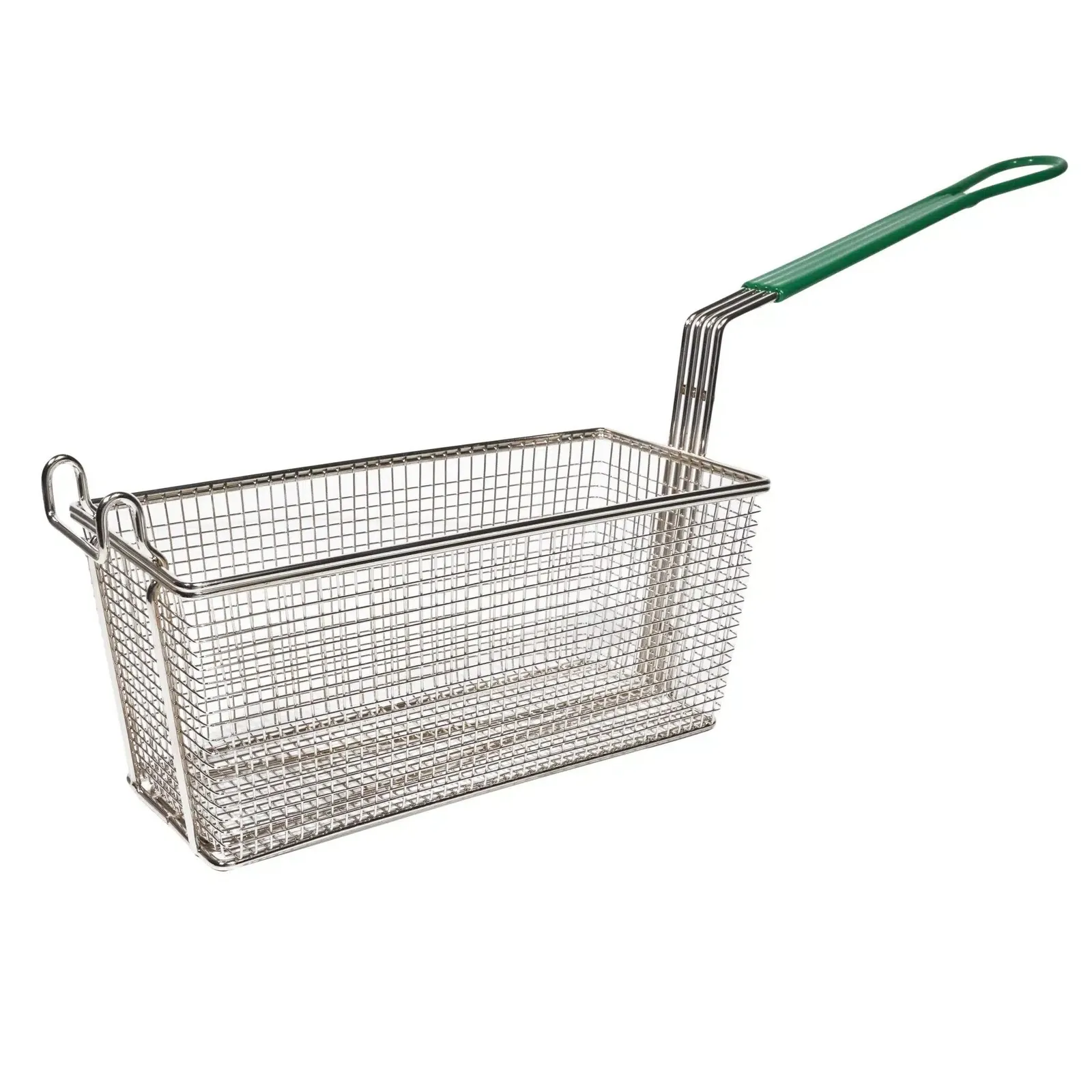KH Classik Chef 15012 - Rectangle Fryer Basket Green Handle