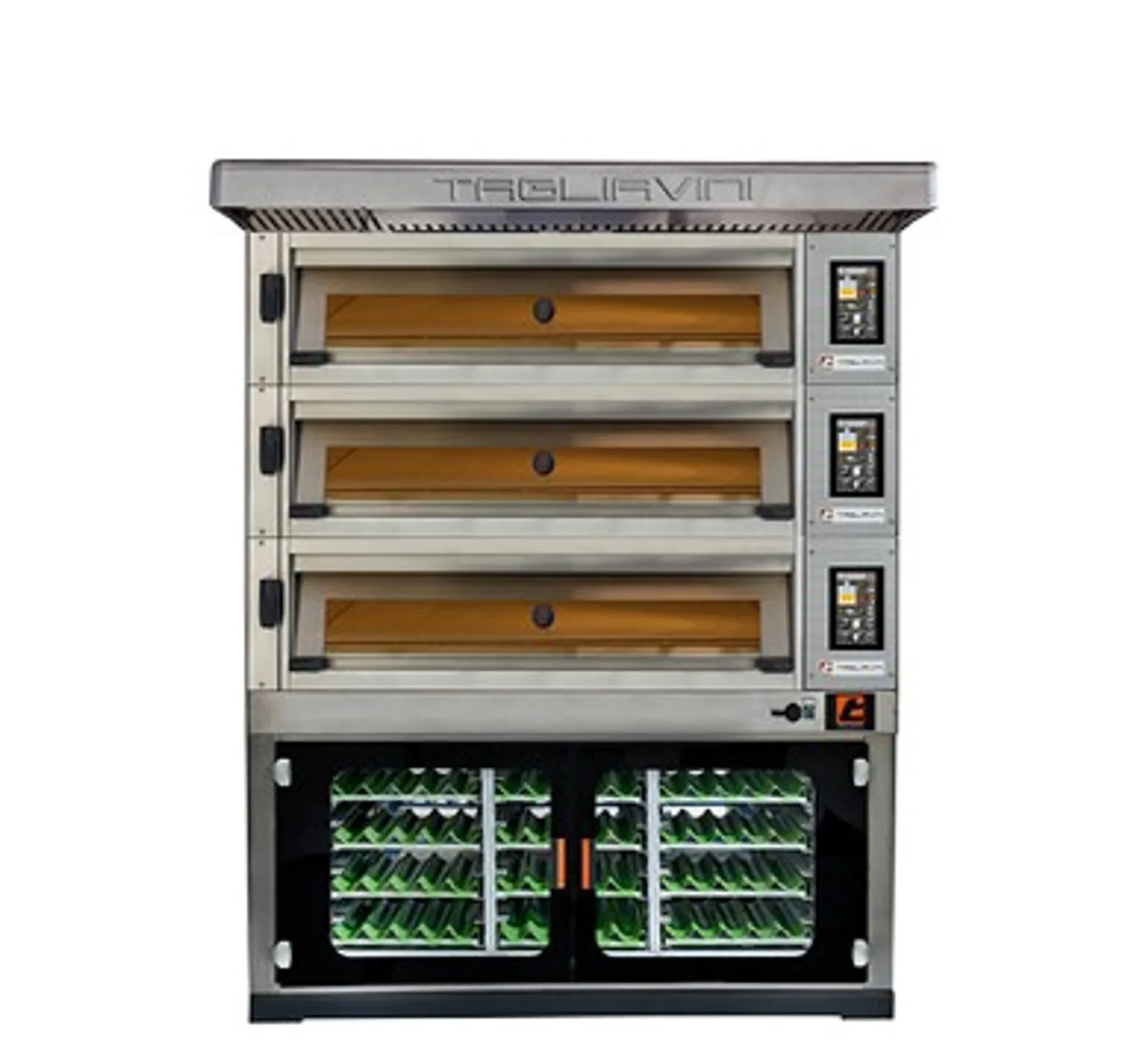 Tagliavini 3EMT34676BSPT - 3 Deck Electric Modular Deck Oven / Prover Under