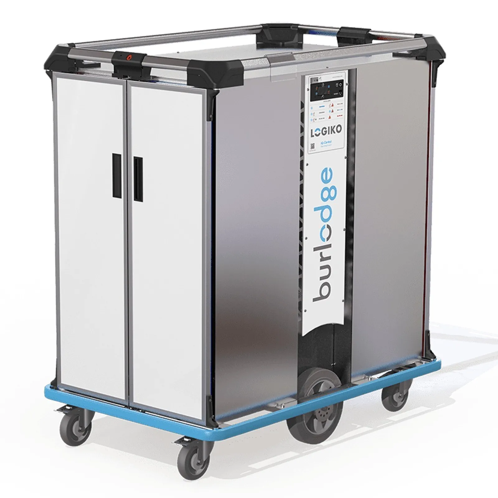 Burlodge Logiko Duo Tall - Food Tray Delivery Trolley 24 Tray