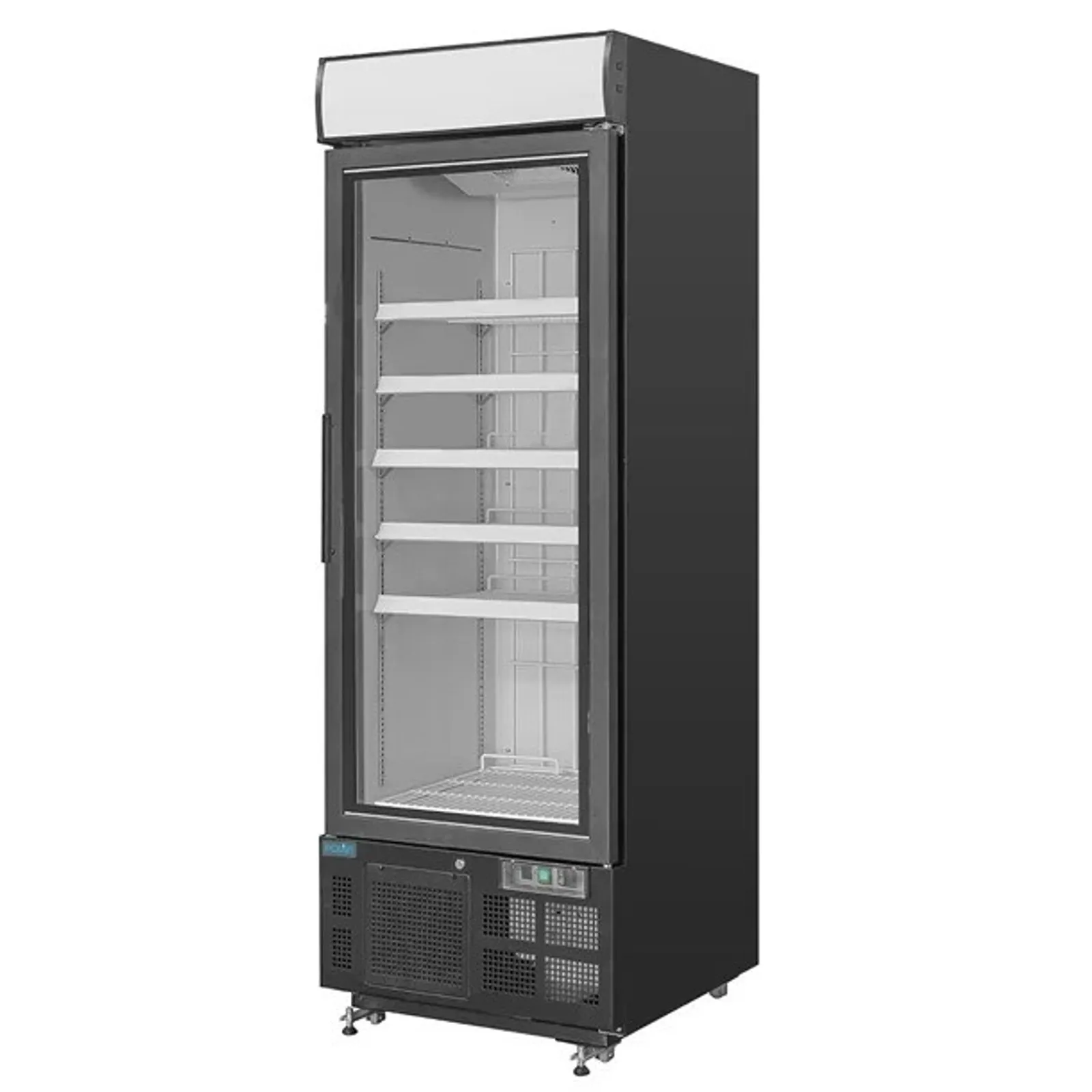 Polar GH428-A - G-Series Upright Display Freezer 412Ltr Black