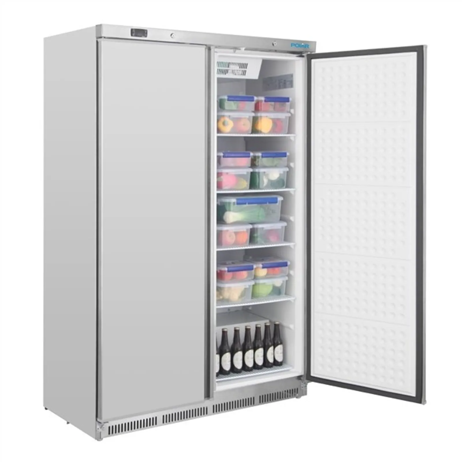 Polar CZ783-A - C-Series Double Door Fridge Stainless Steel