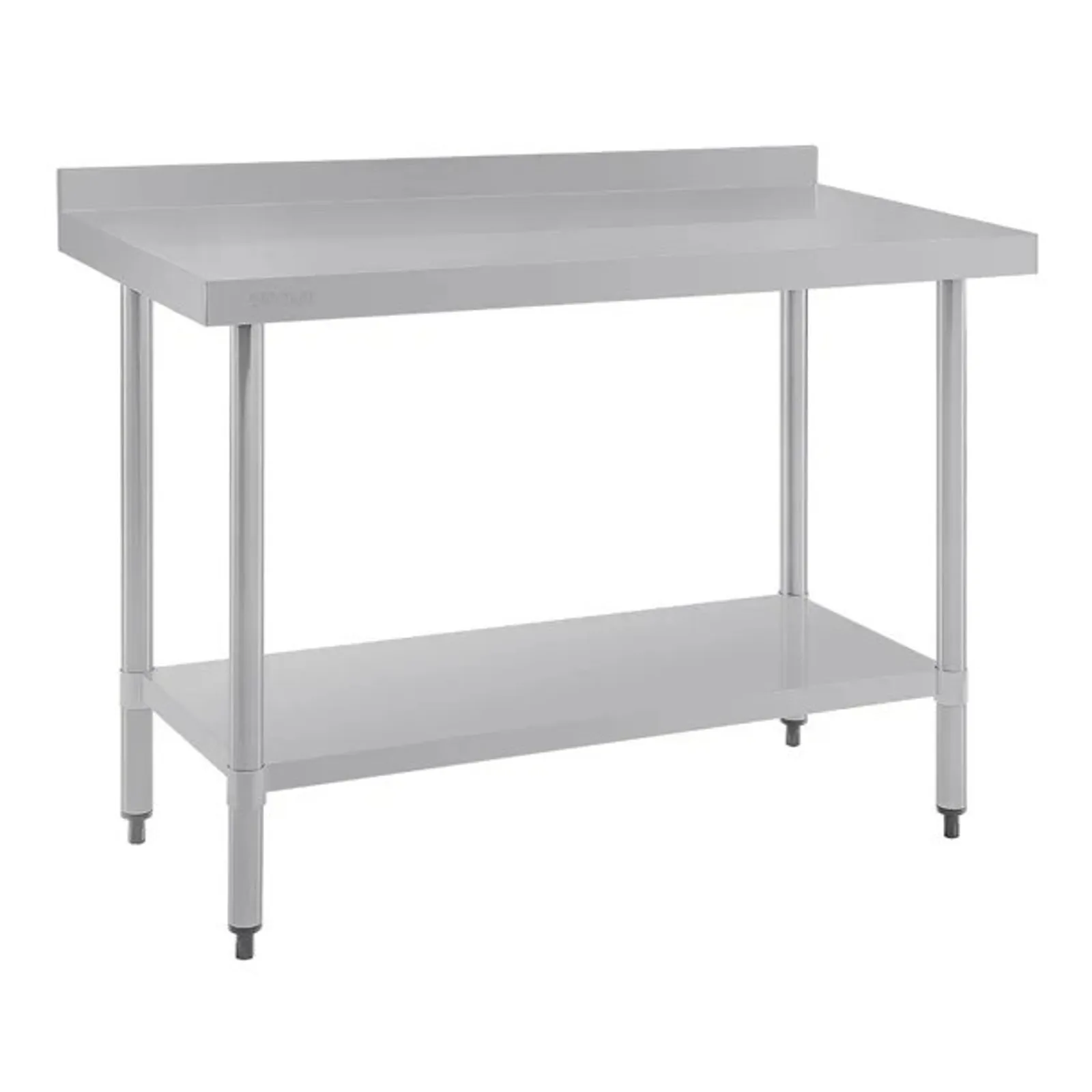 Vogue T381 - Stainless Steel Prep Table with Splashback 1200mm