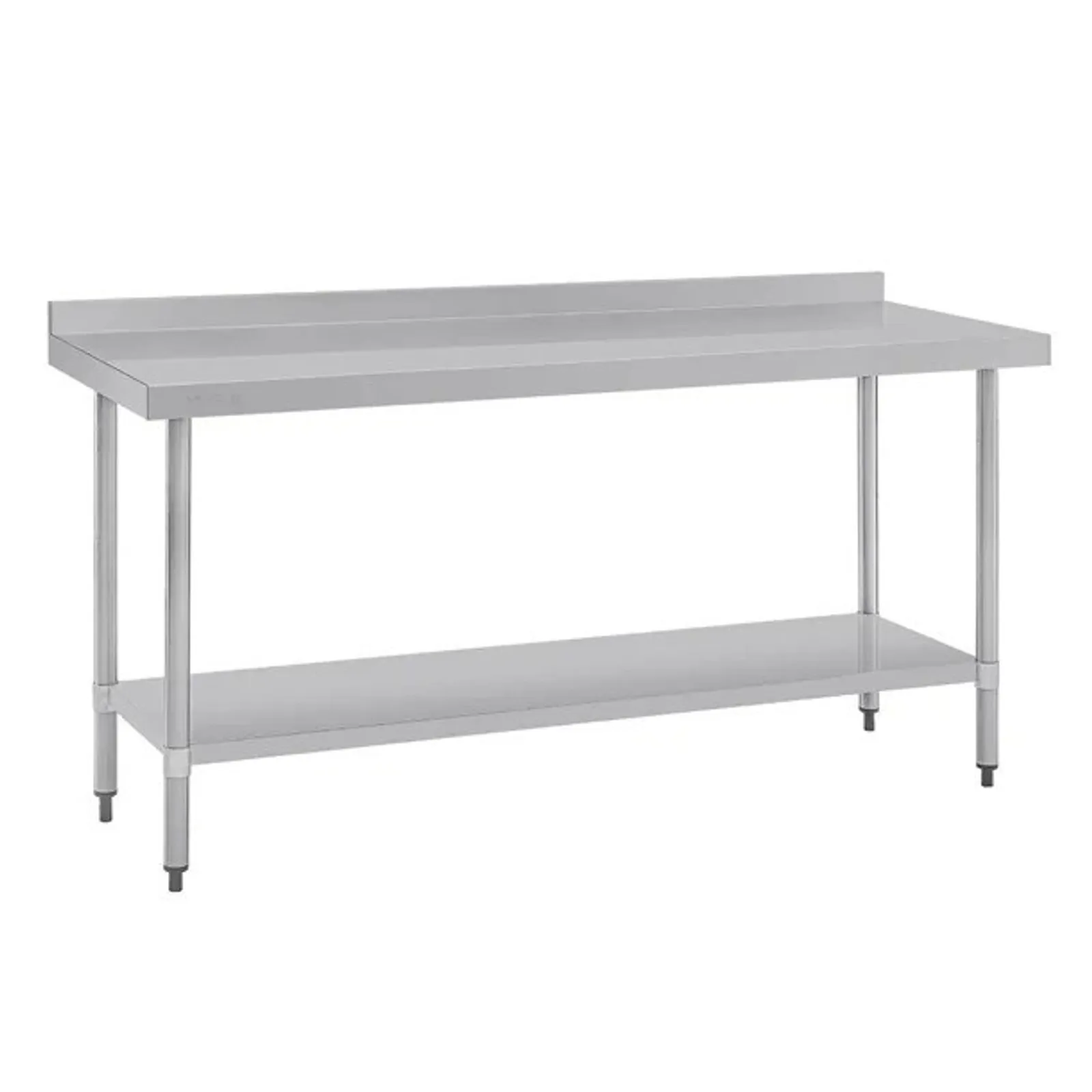 Vogue T383 - Stainless Steel Prep Table with Splashback 1800mm