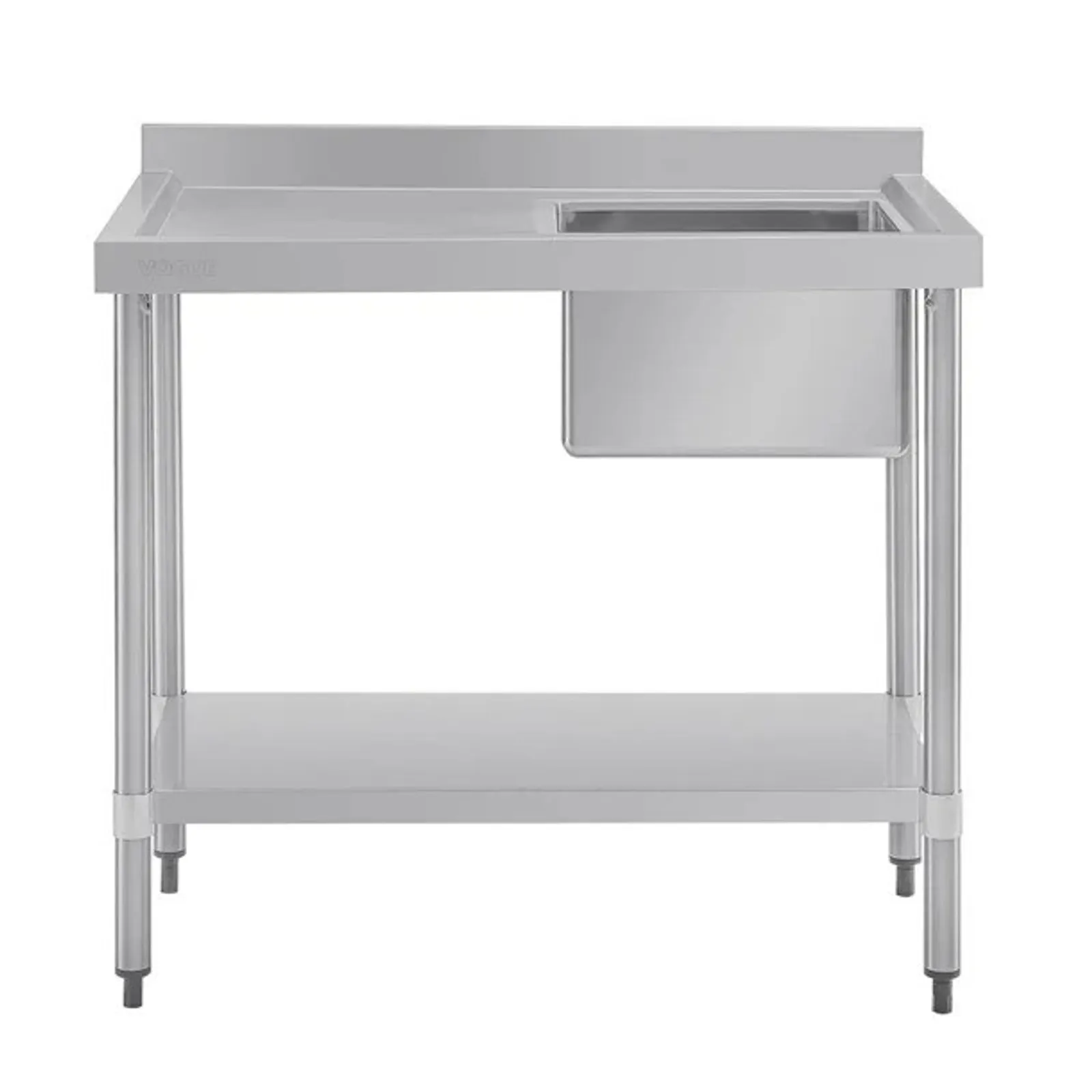 Vogue HC901 - Single Bowl Sink L/H Drainer - 1000mm 90mm Drain